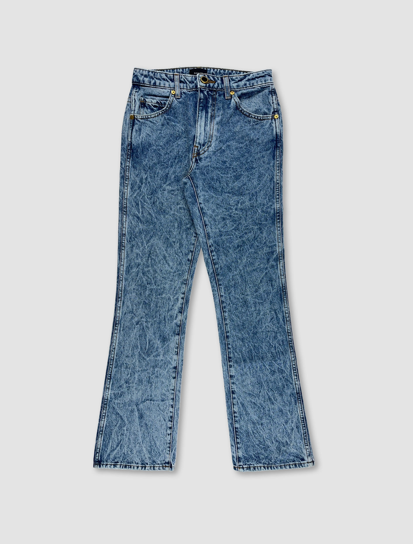 Shop Khaite Vivian Bootcut Jeans In Bryce