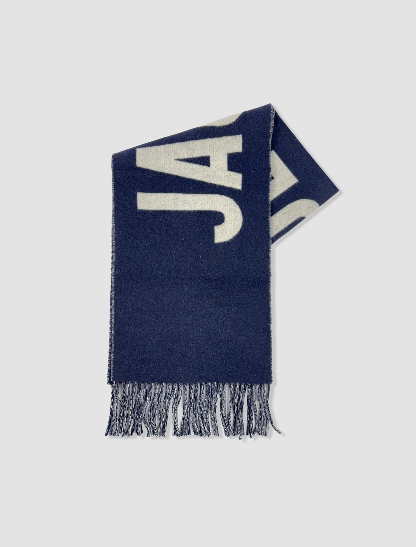 Shop Jacquemus The  Scarf In Navy