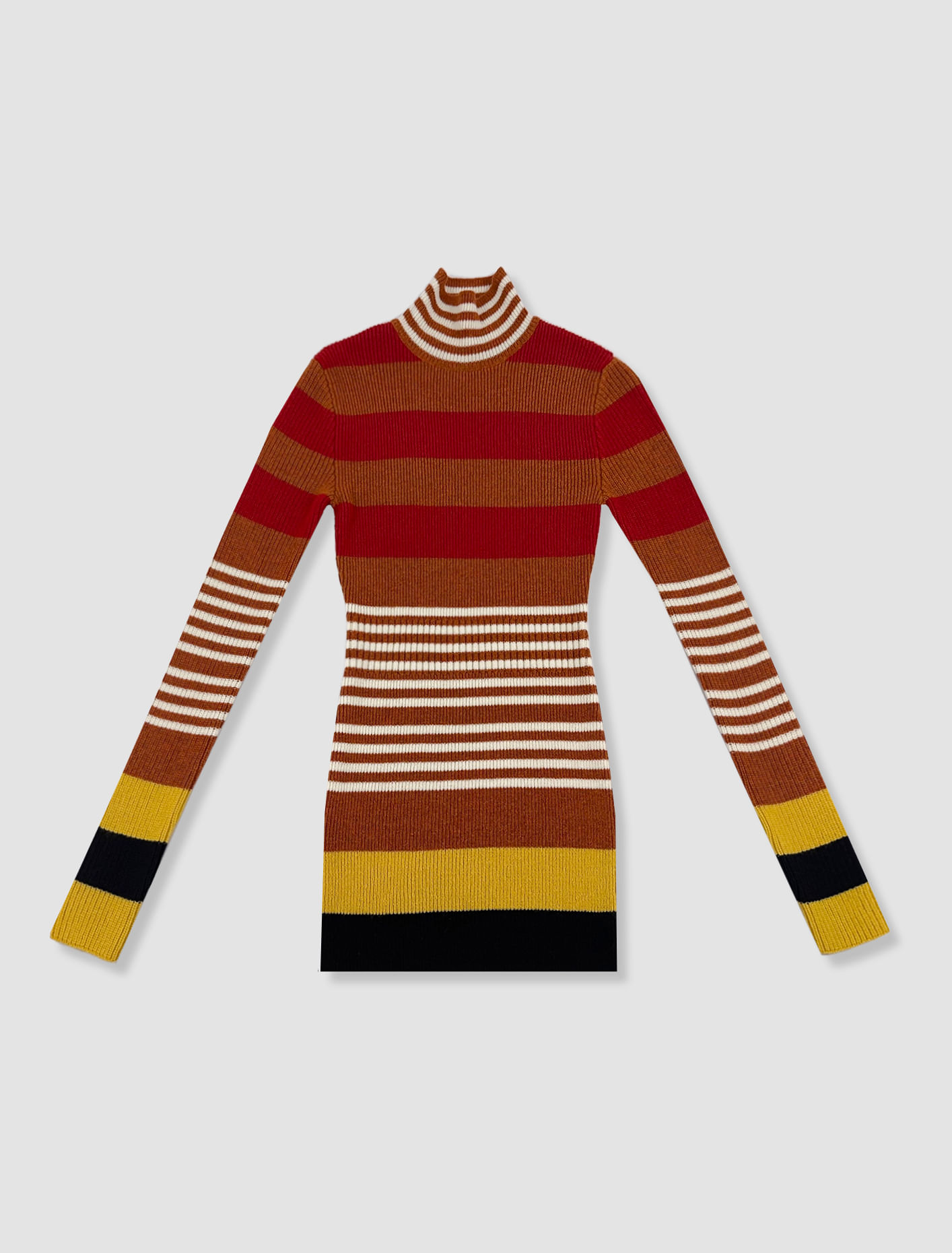 Shop Marni Turtleneck Sweater In Clay