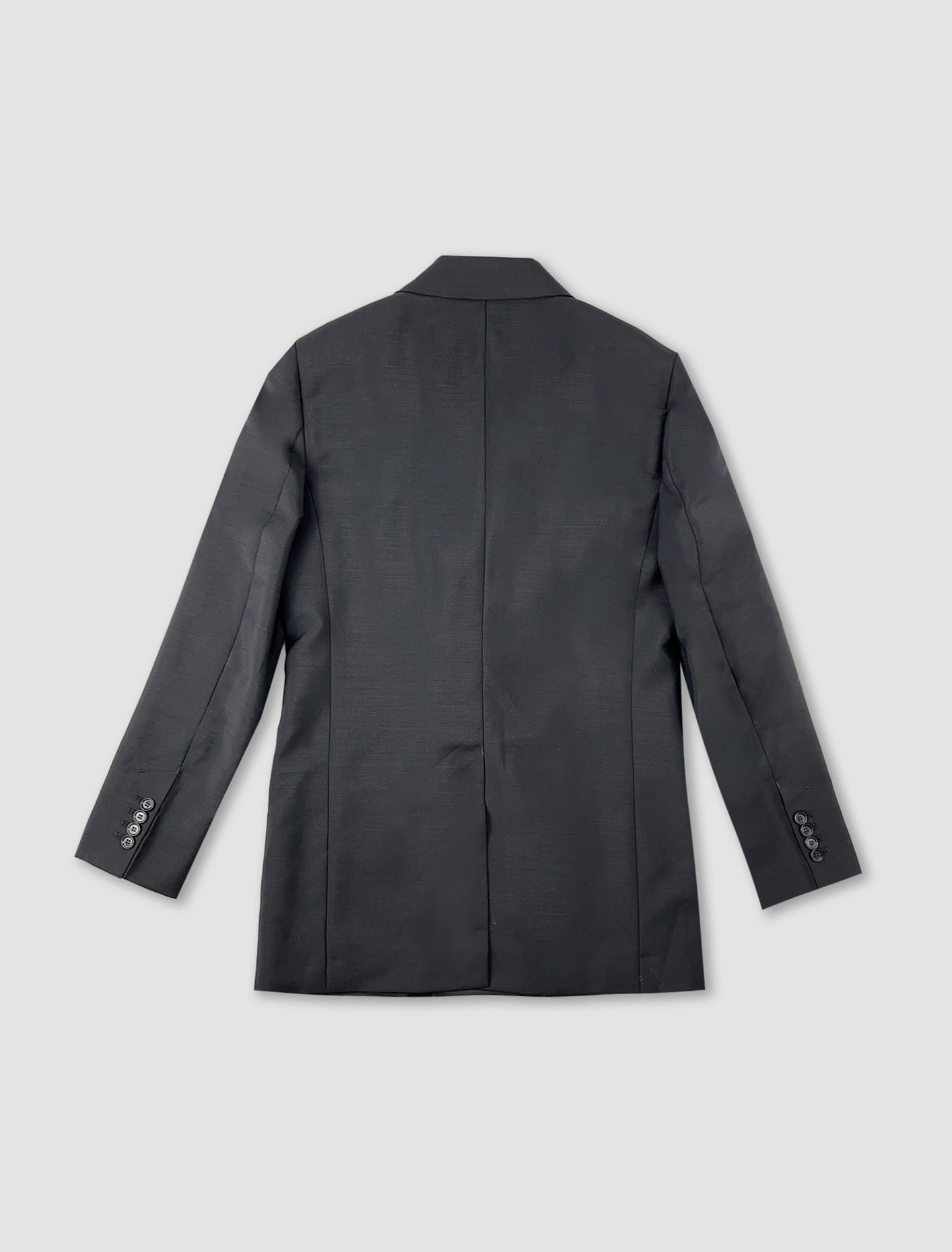 Shop Ami Alexandre Mattiussi Double-breasted Tuxedo Jacket In Black