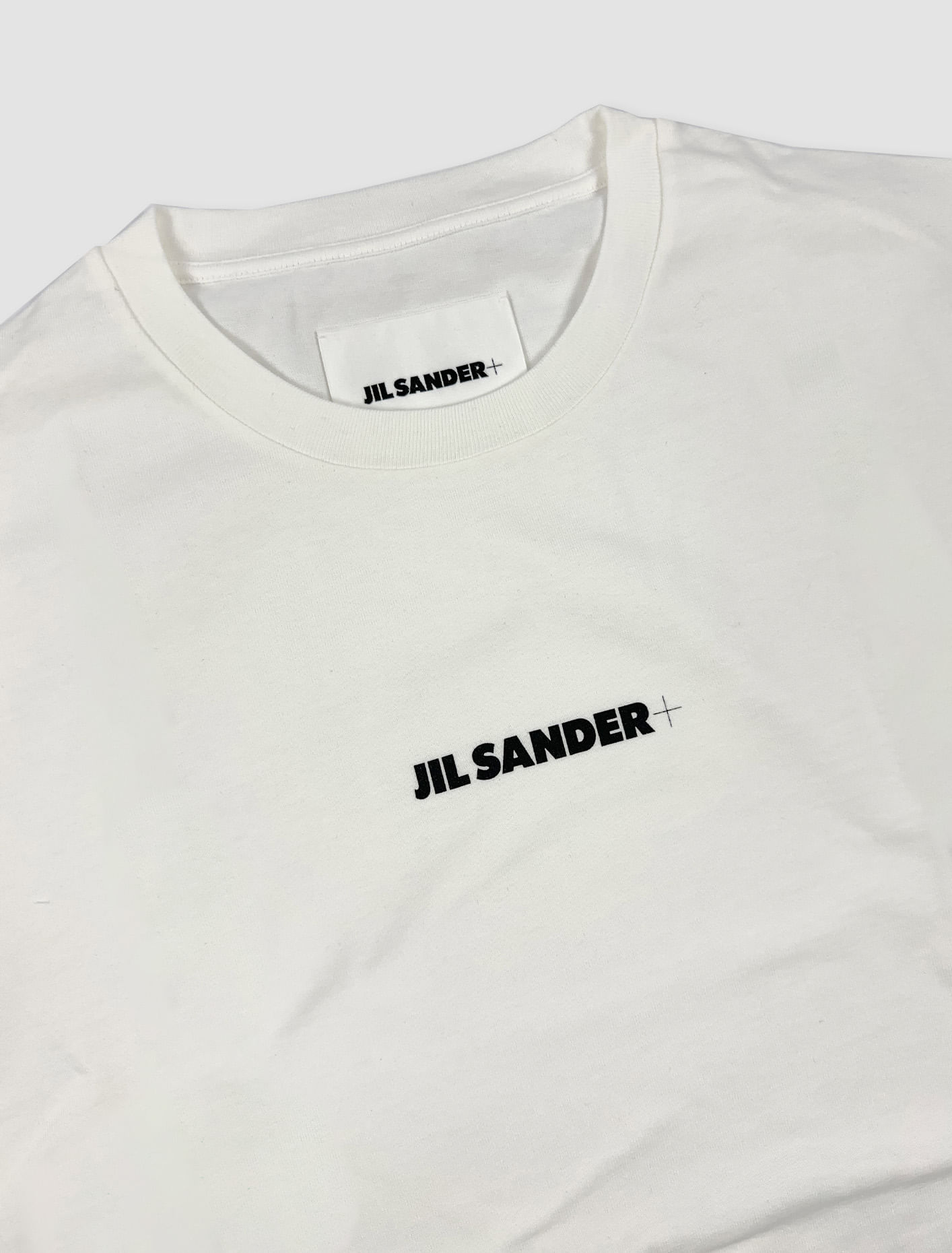 Shop Jil Sander T-shirt In Porcelain