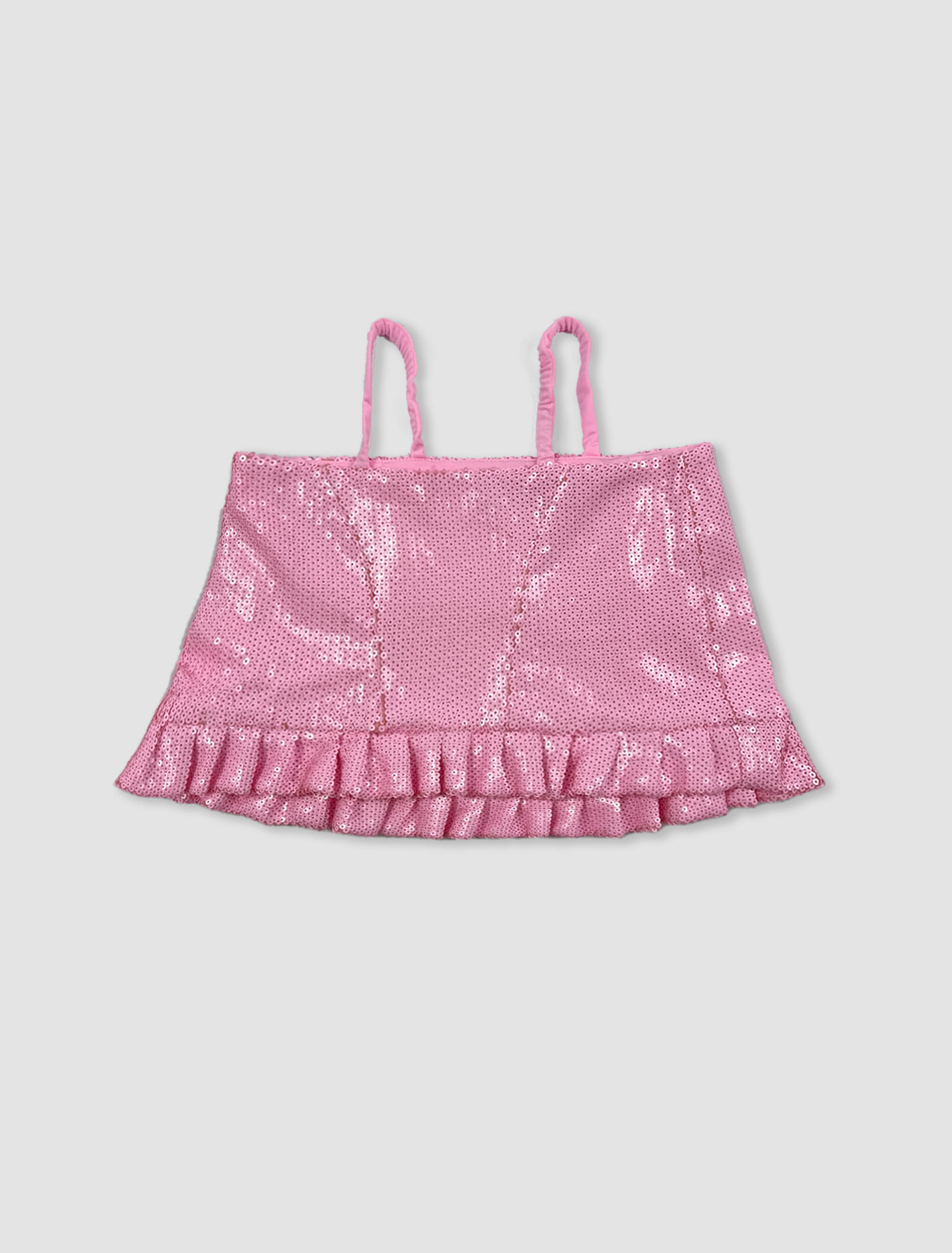 Adriana Hot Couture Sequin Mini Skirt In Pink