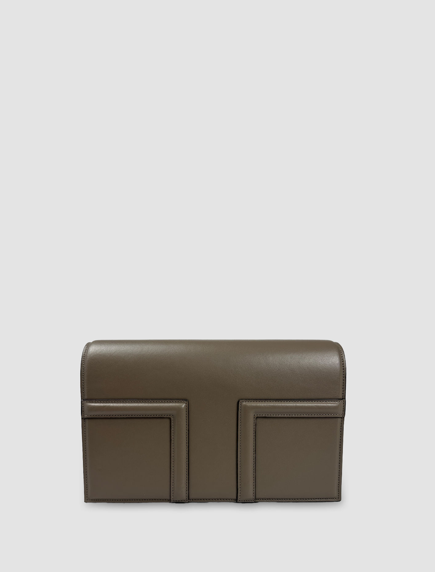 Shop Totême T-flap Bag In Taupe