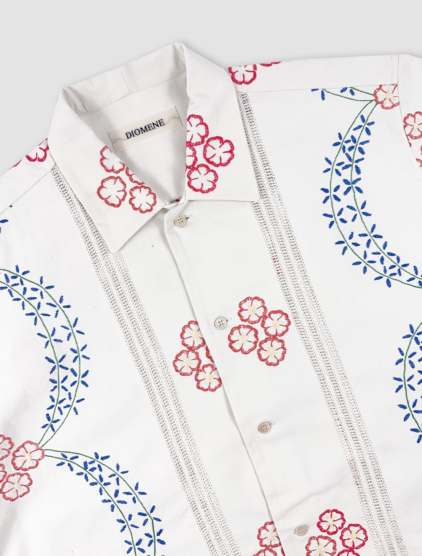 Shop Diomene Short Sleeve Shirt In Snow White