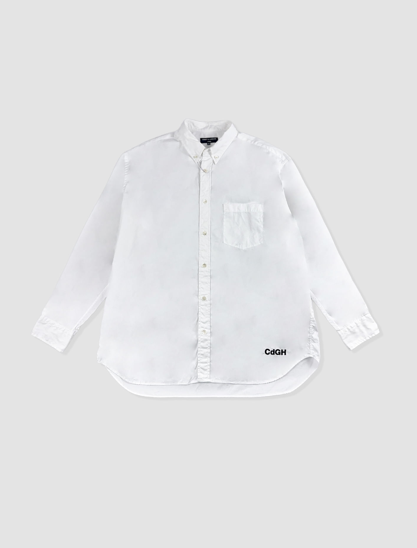 Shop Comme Des Garçons Homme Deux Shirt In White