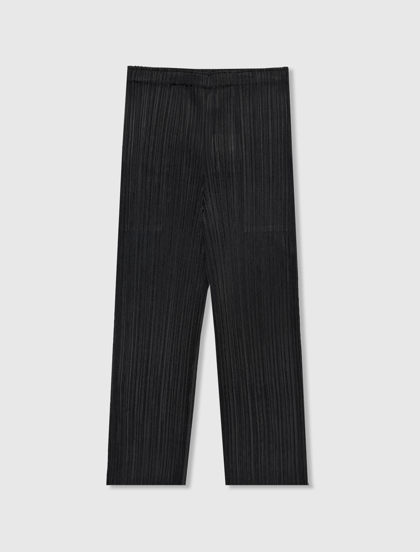 Black Technical-pleated wide-leg trousers, Pleats Please Issey Miyake