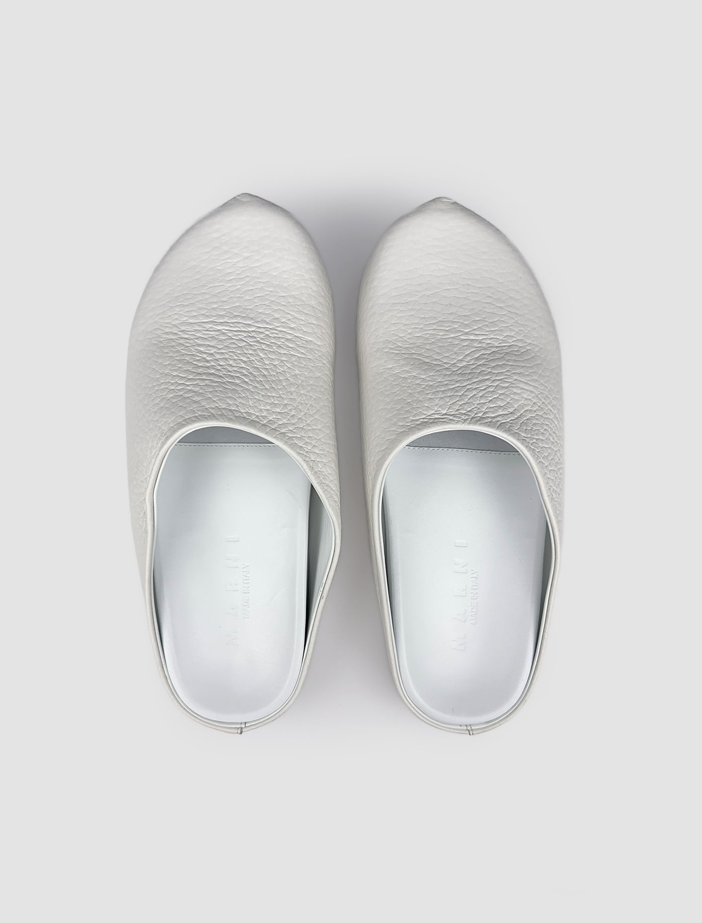 Shop Marni Fussbett Sabot In White