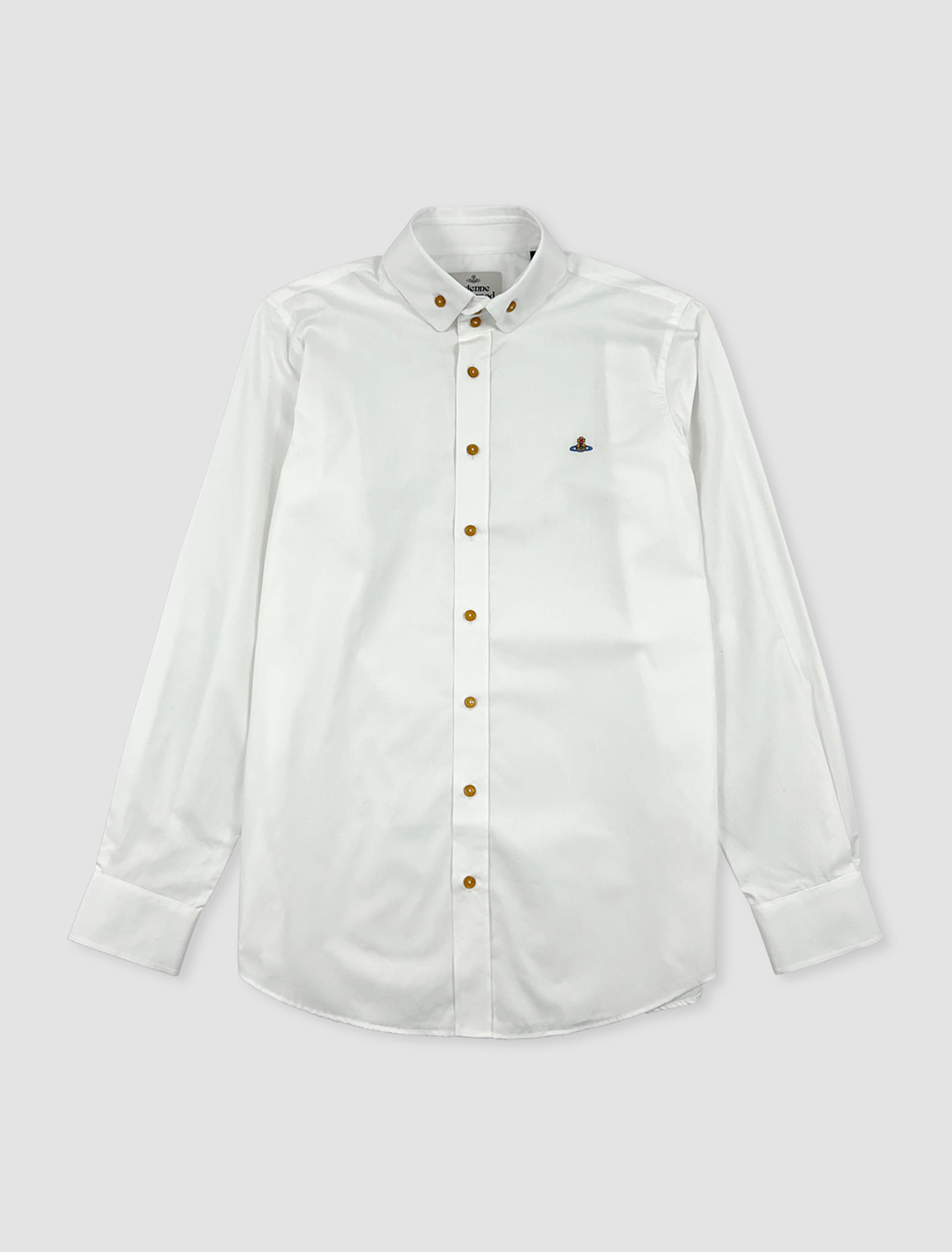 Shop Vivienne Westwood 2 Button Krall Shirt In White