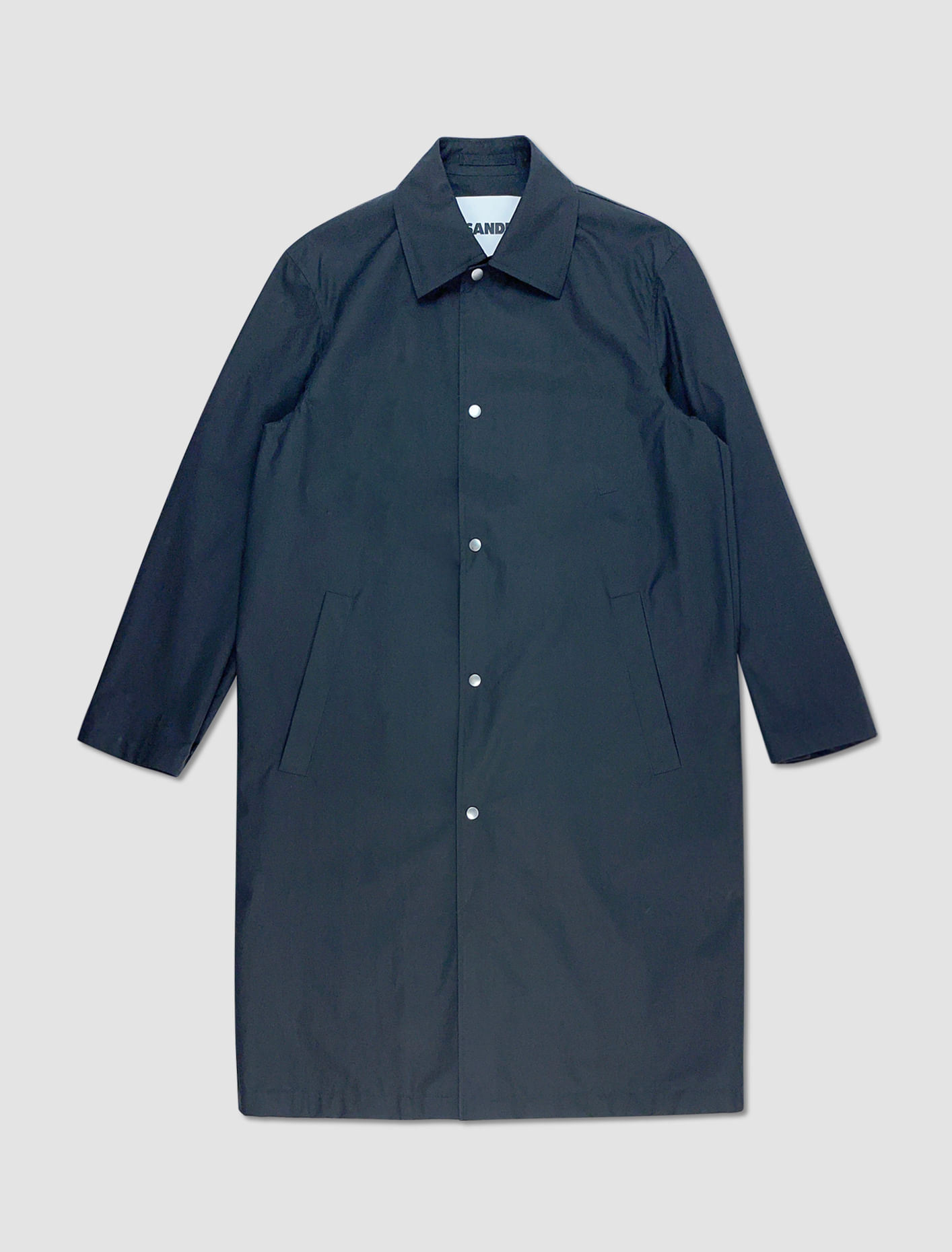 Shop Jil Sander Double-breasted Coat In Black