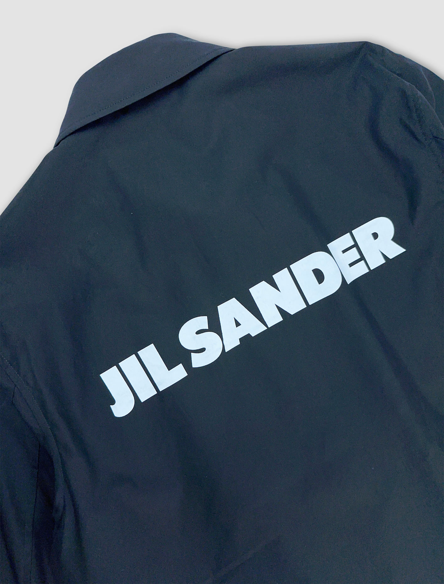 Shop Jil Sander Double-breasted Coat In Black