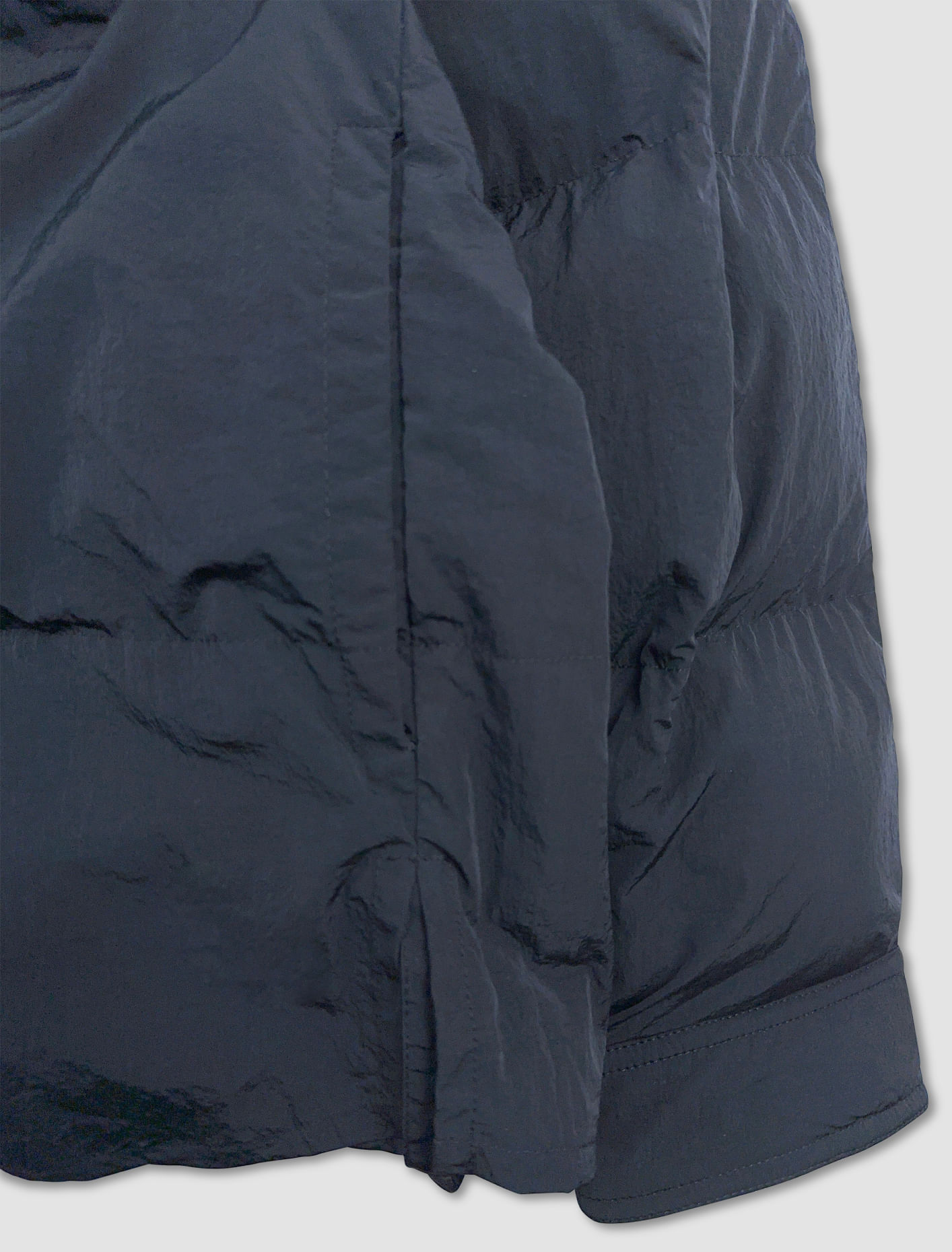 Shop Jacquemus The Down Jacket Shirt In Black