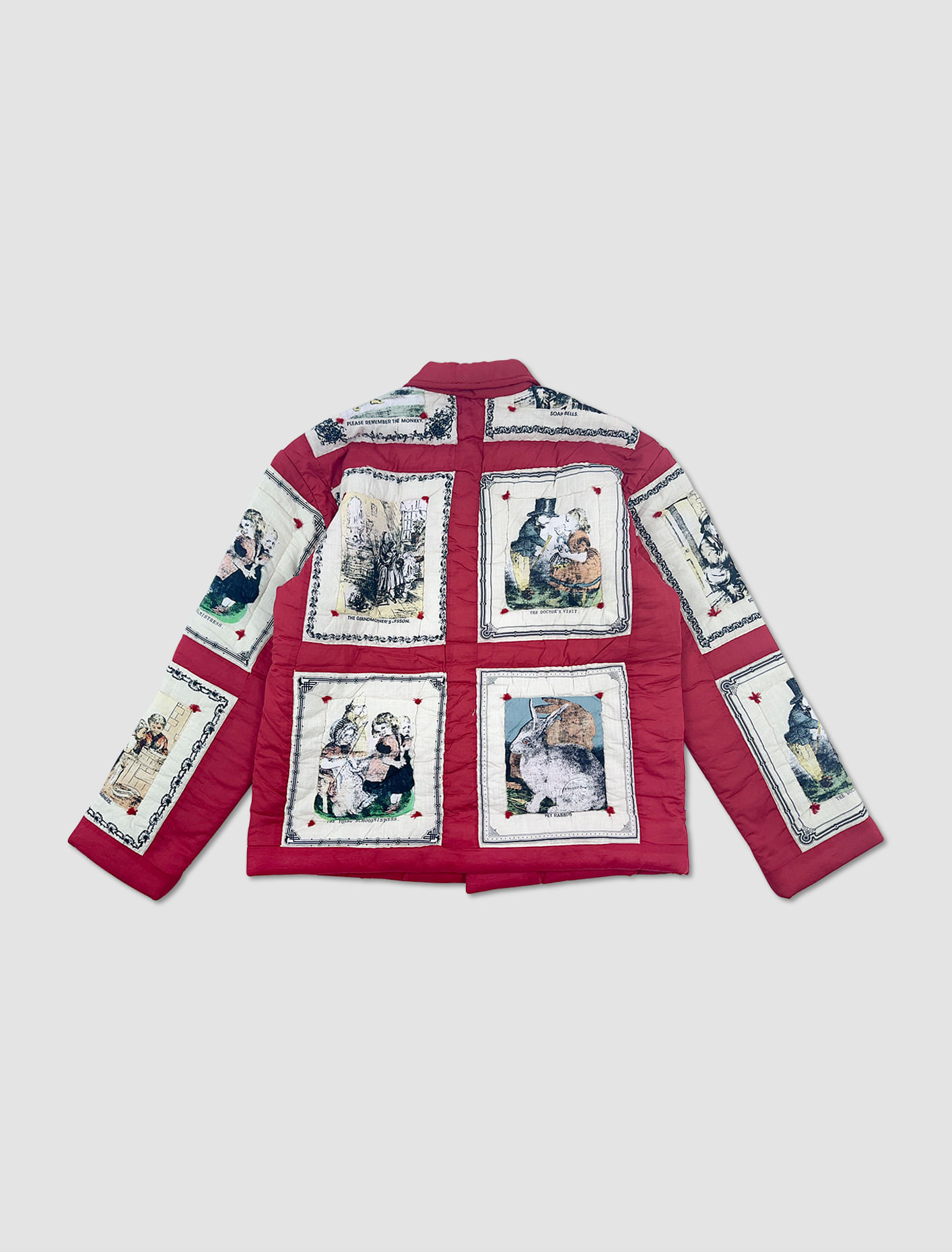 Shop Bode Storytime Quilt Jacket In Multicolore