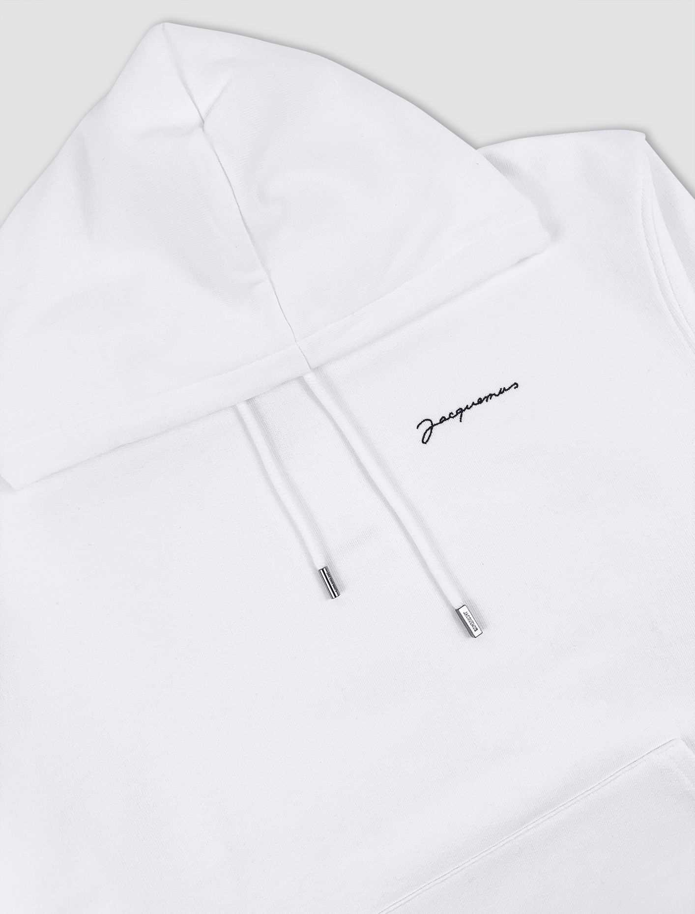 Shop Jacquemus The Embroidered Sweatshirt In White