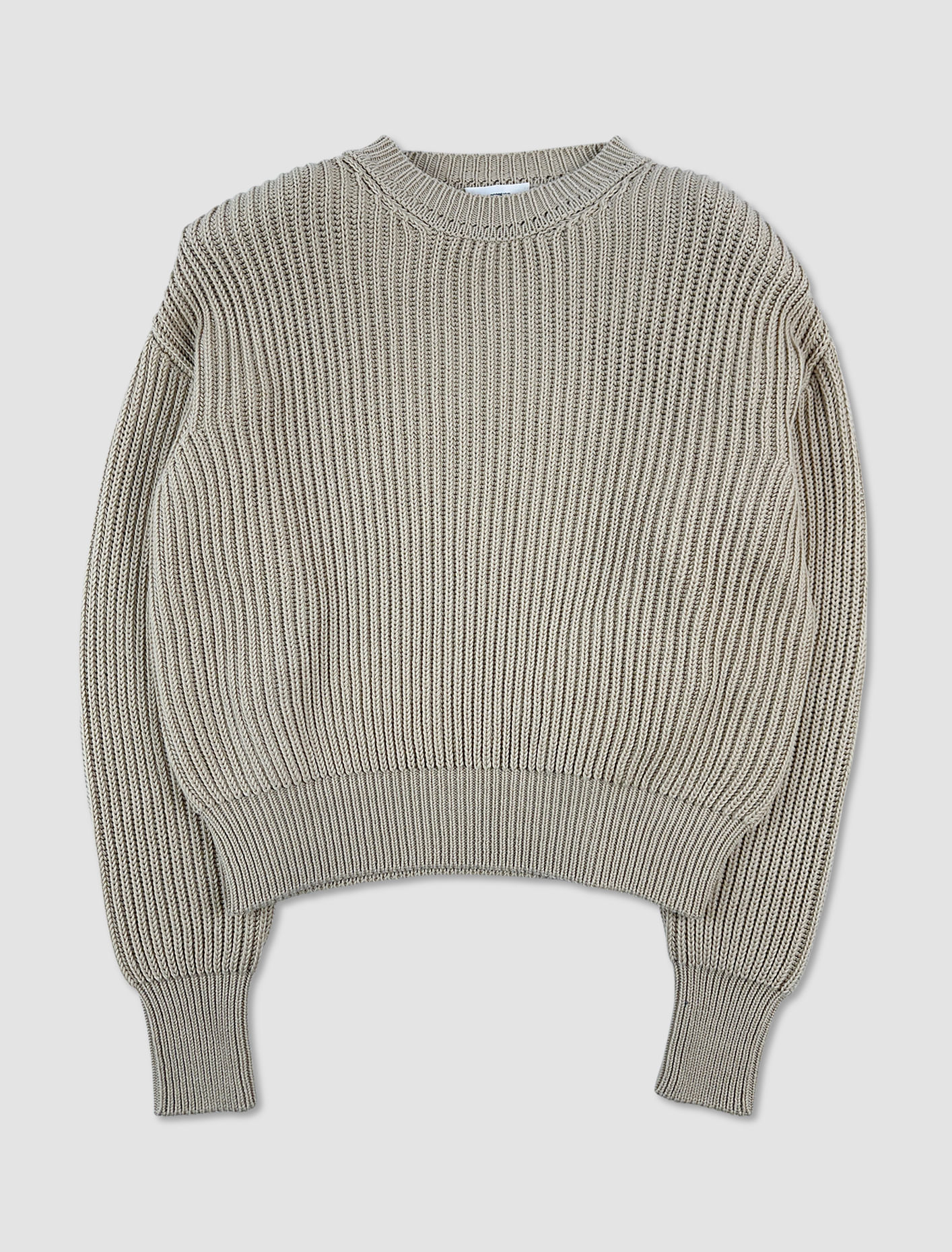 Shop Wardrobe.nyc Hb Knitted Sweater In Beige