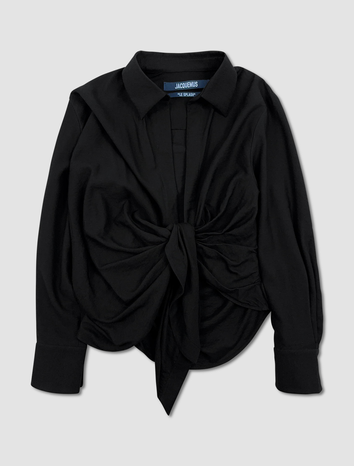 Shop Jacquemus The Bahia Shirt In Black