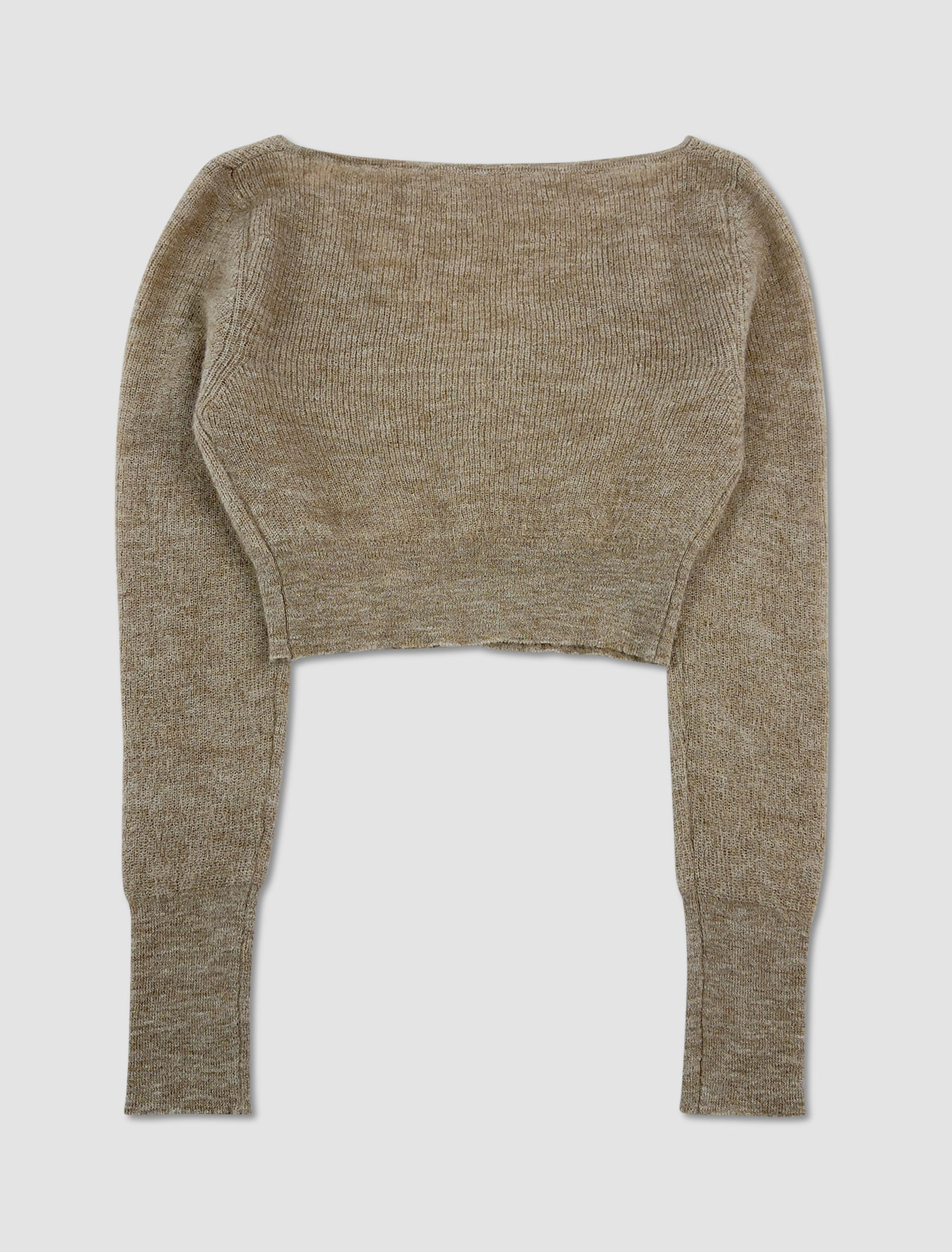 Shop Jacquemus Le Cardigan Alzou In Light Brown