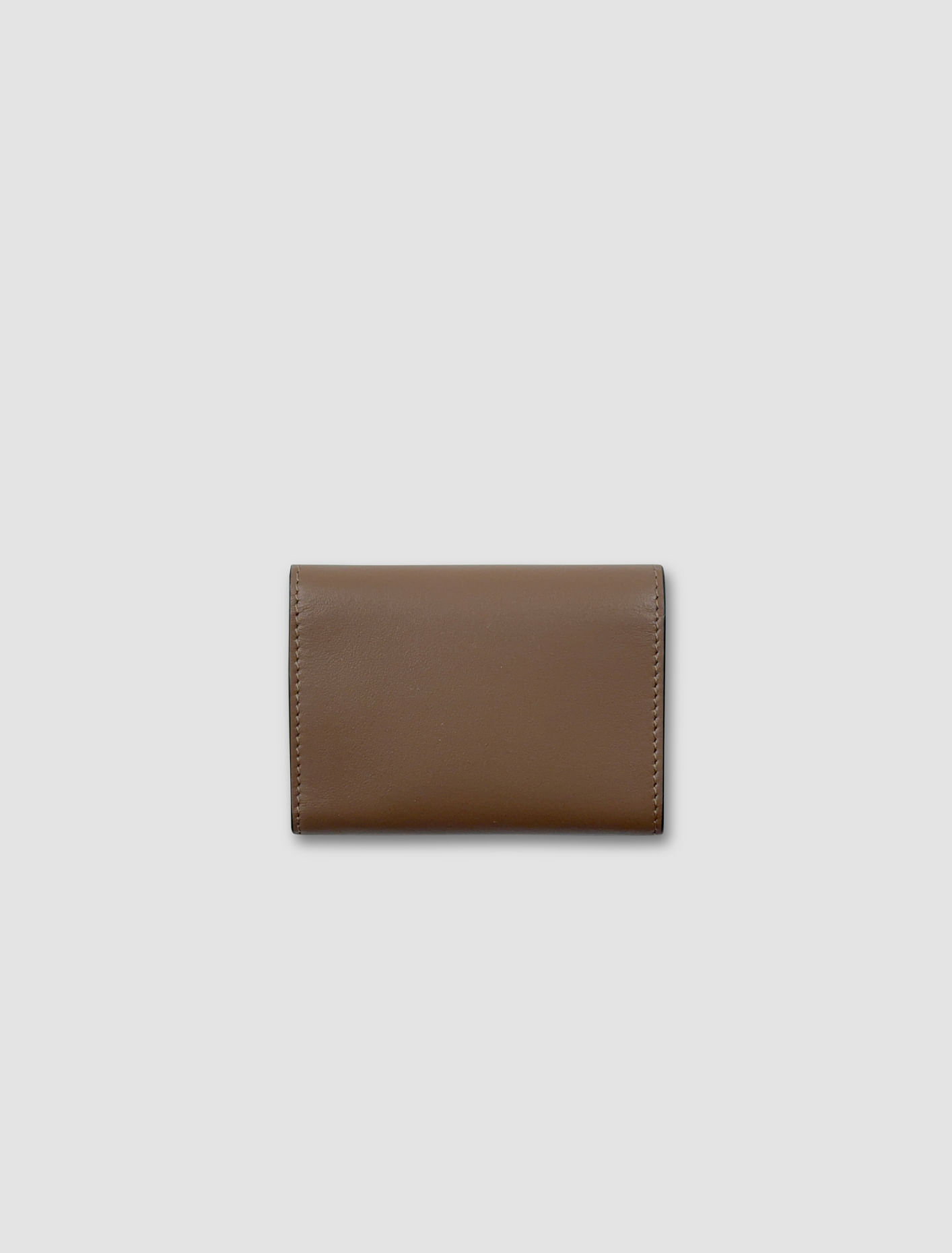 Shop Marni Resealable Trifold Wallet In Mosstone,pelican,gold Brown