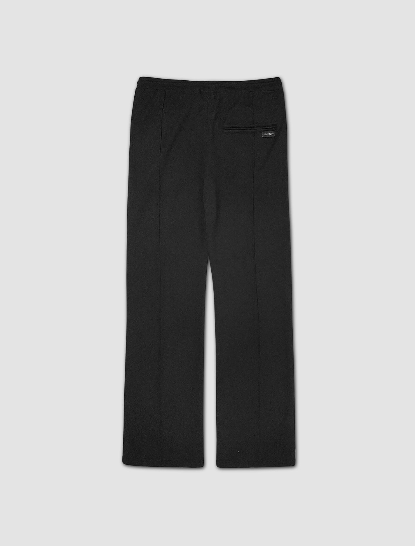 Shop Courrèges Interlock Tracksuit Pants In Nero