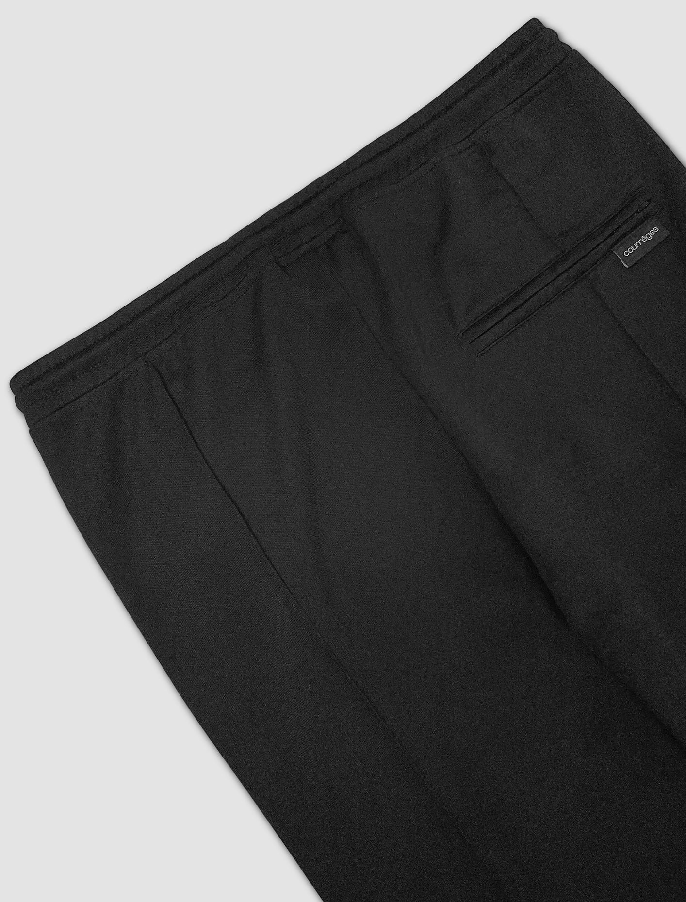 Shop Courrèges Interlock Tracksuit Pants In Nero