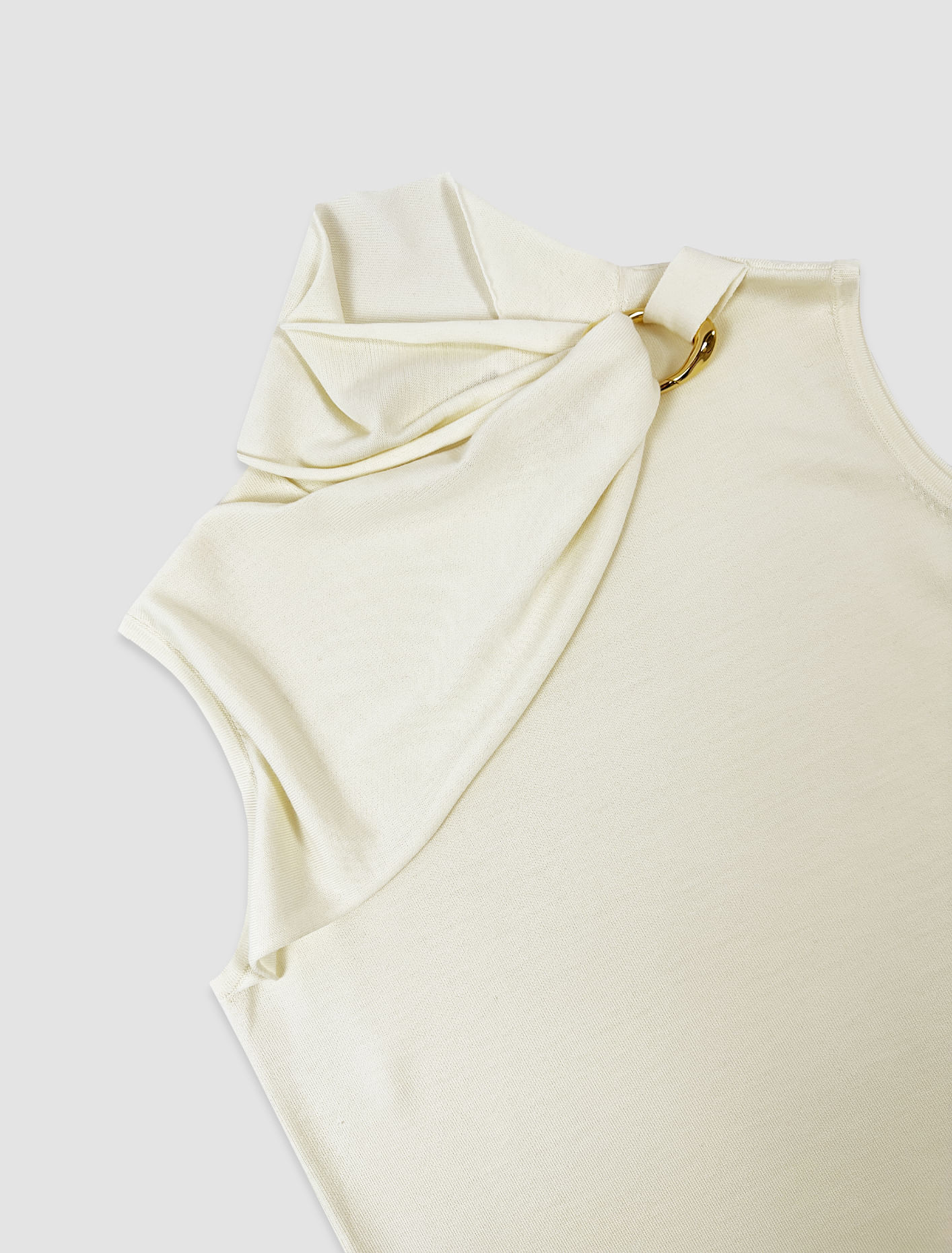 Shop Jil Sander Relaxed Fit Top In Beige