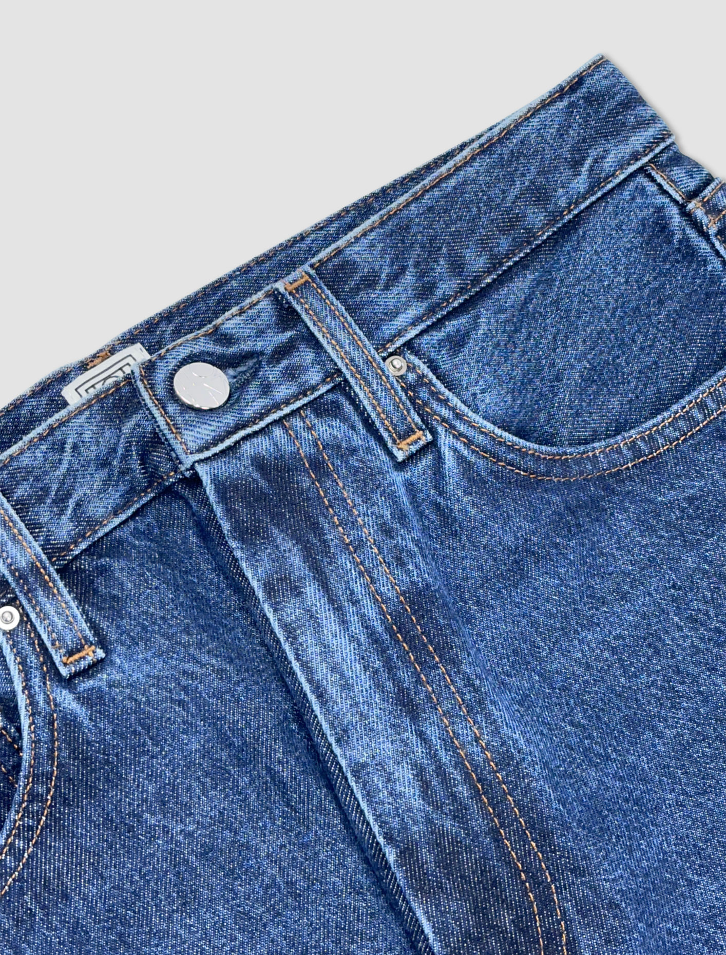 Denim with bias stitching - MACONDO