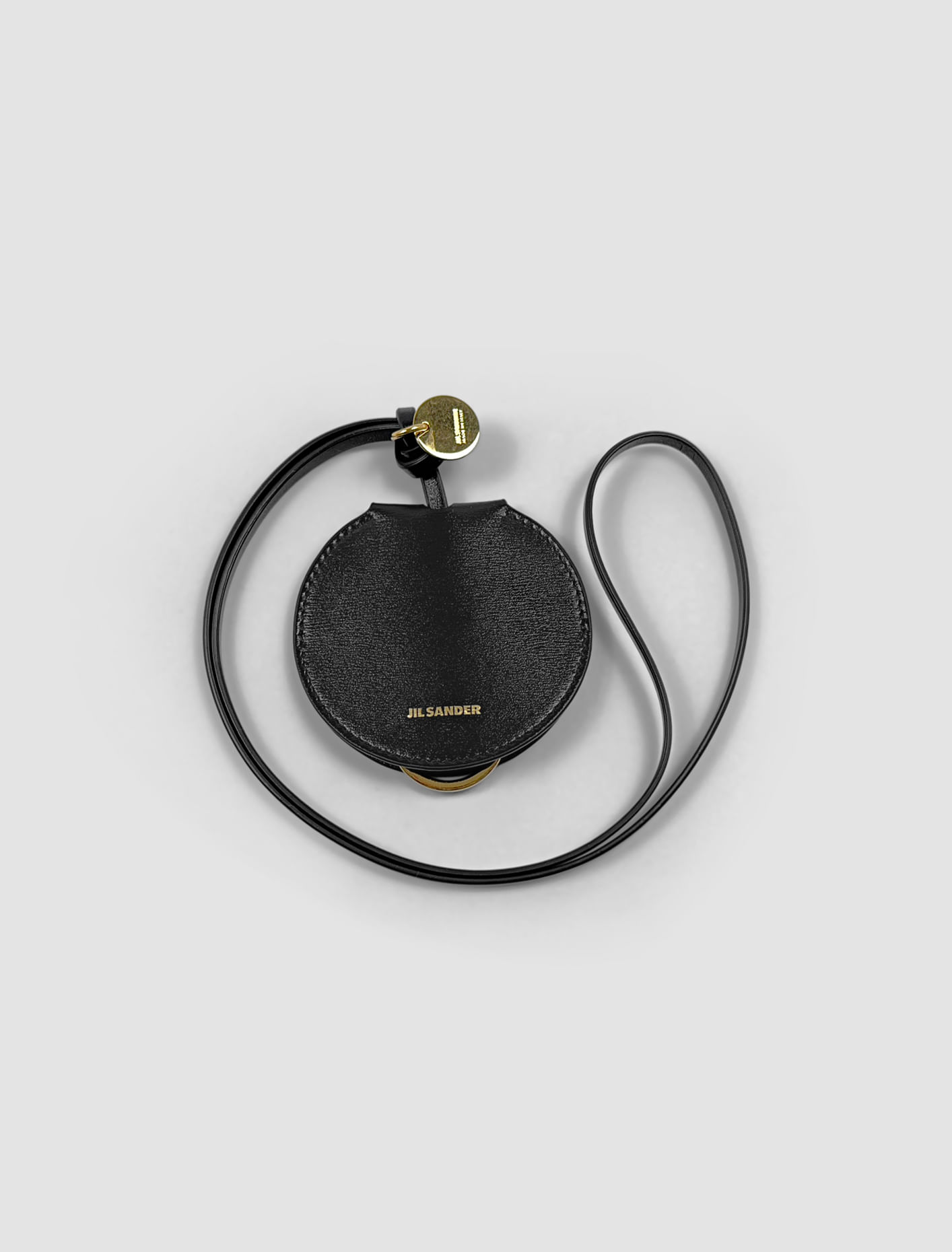 Shop Jil Sander Keyring In Black