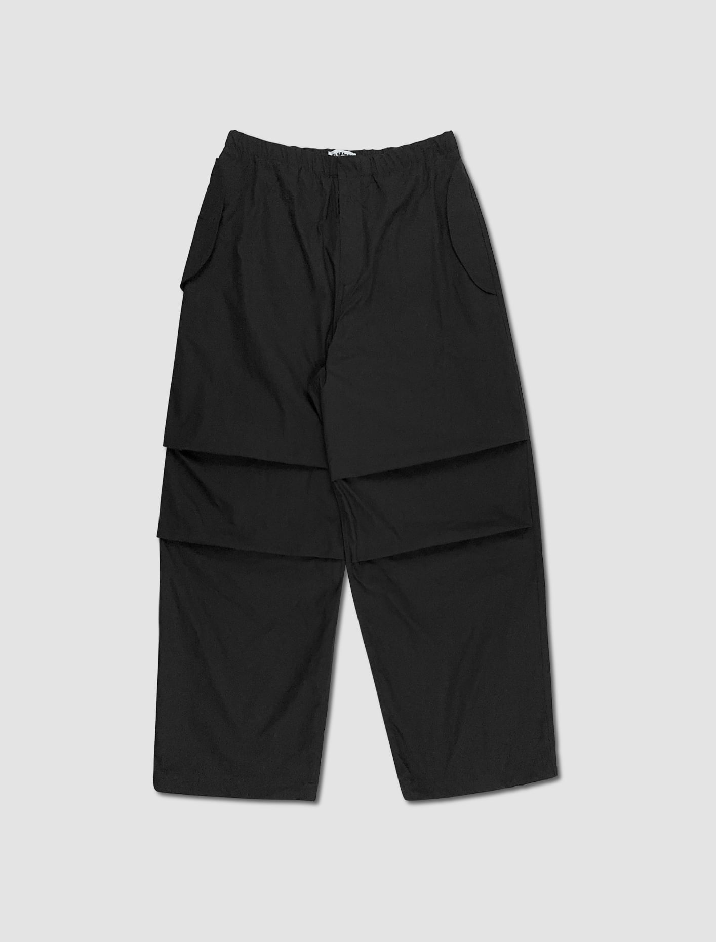 Shop Jil Sander Oversized Trousers In Nero