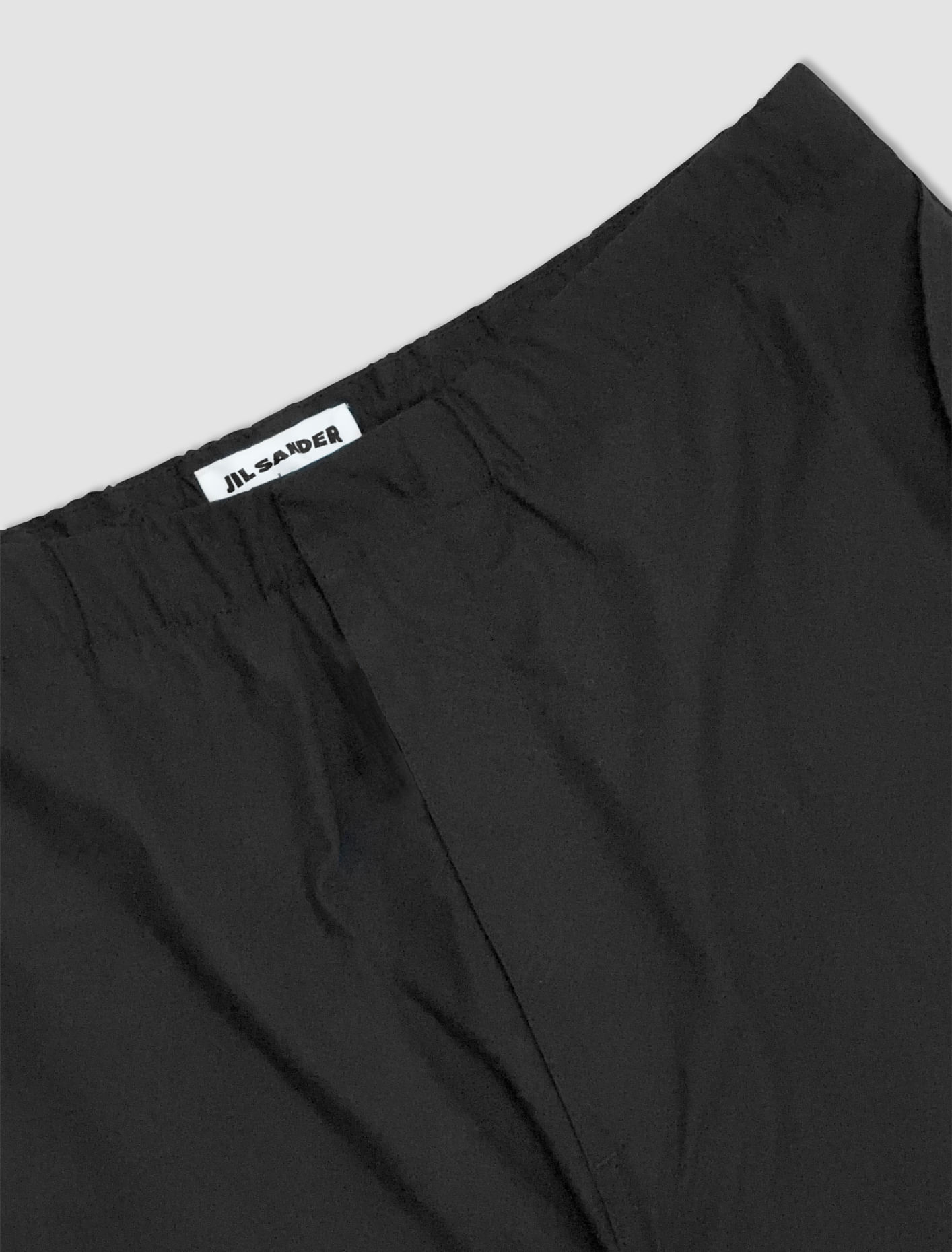 Shop Jil Sander Oversized Trousers In Nero