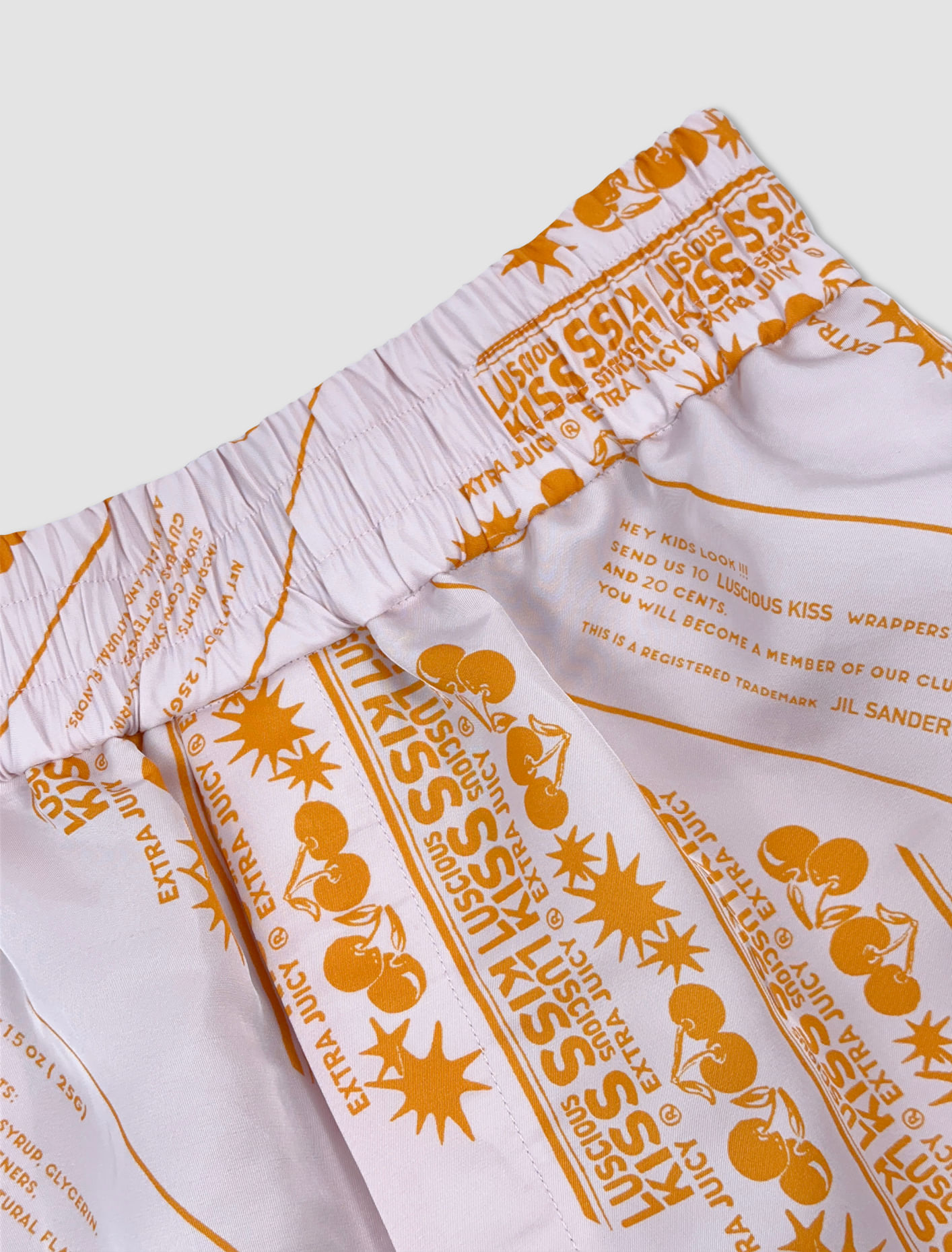 Shop Jil Sander Printed Shorts In Arancione