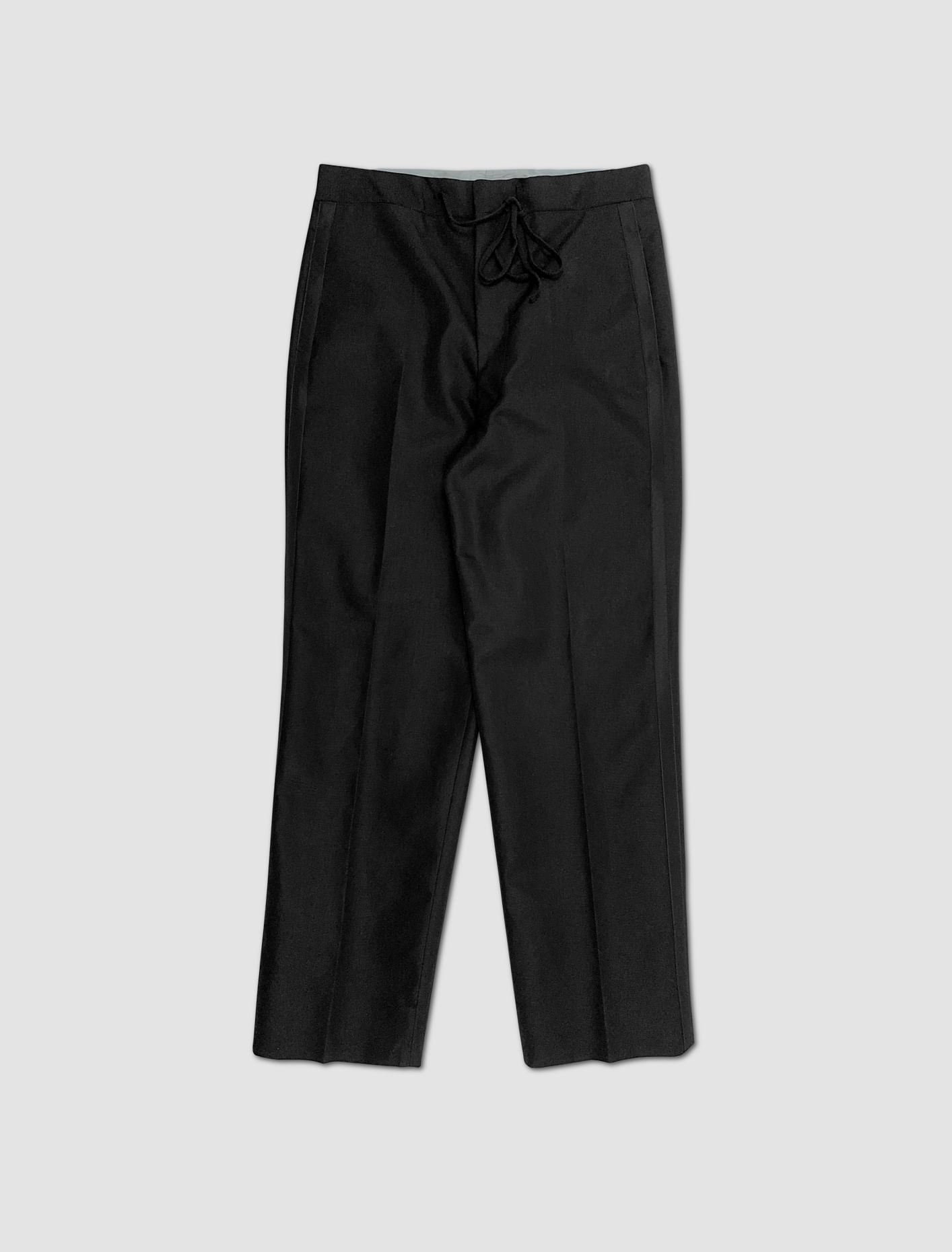 Shop Maison Margiela Trousers Embroidered With Logo In Nero