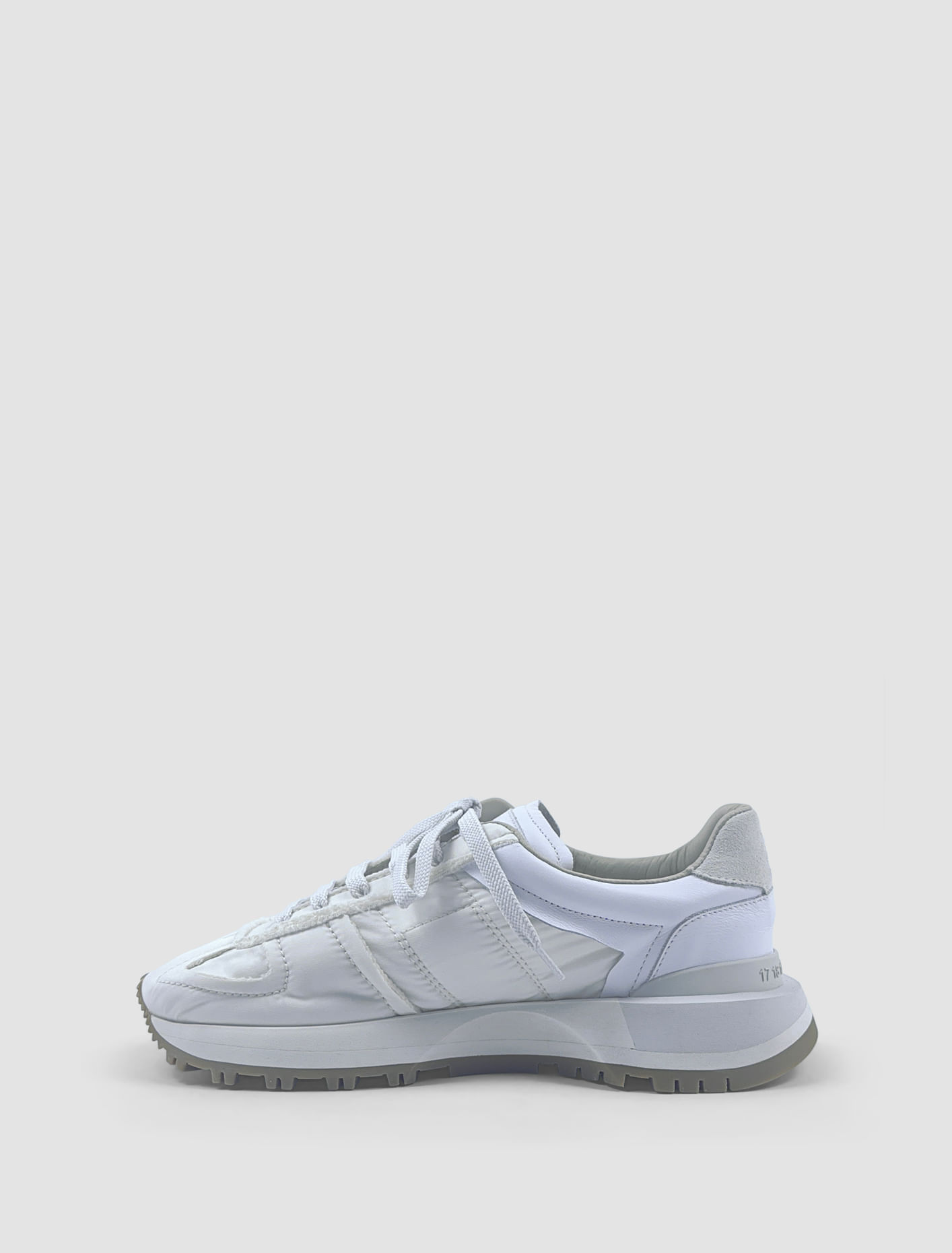 Shop Maison Margiela 50/50 Sneakers In Bianco