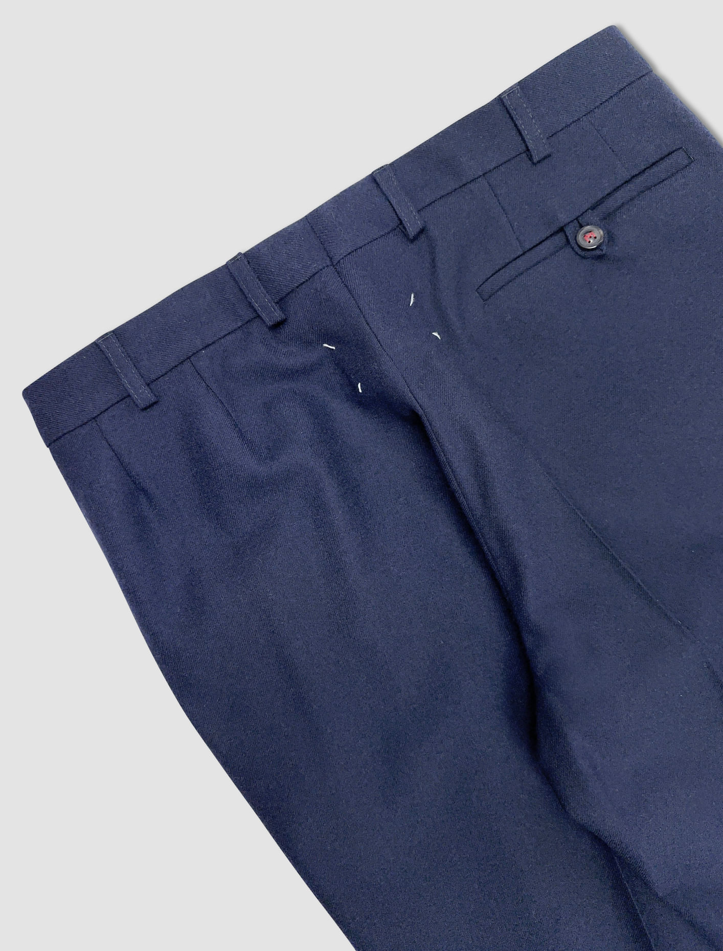 Shop Maison Margiela Twill Pants In Blu