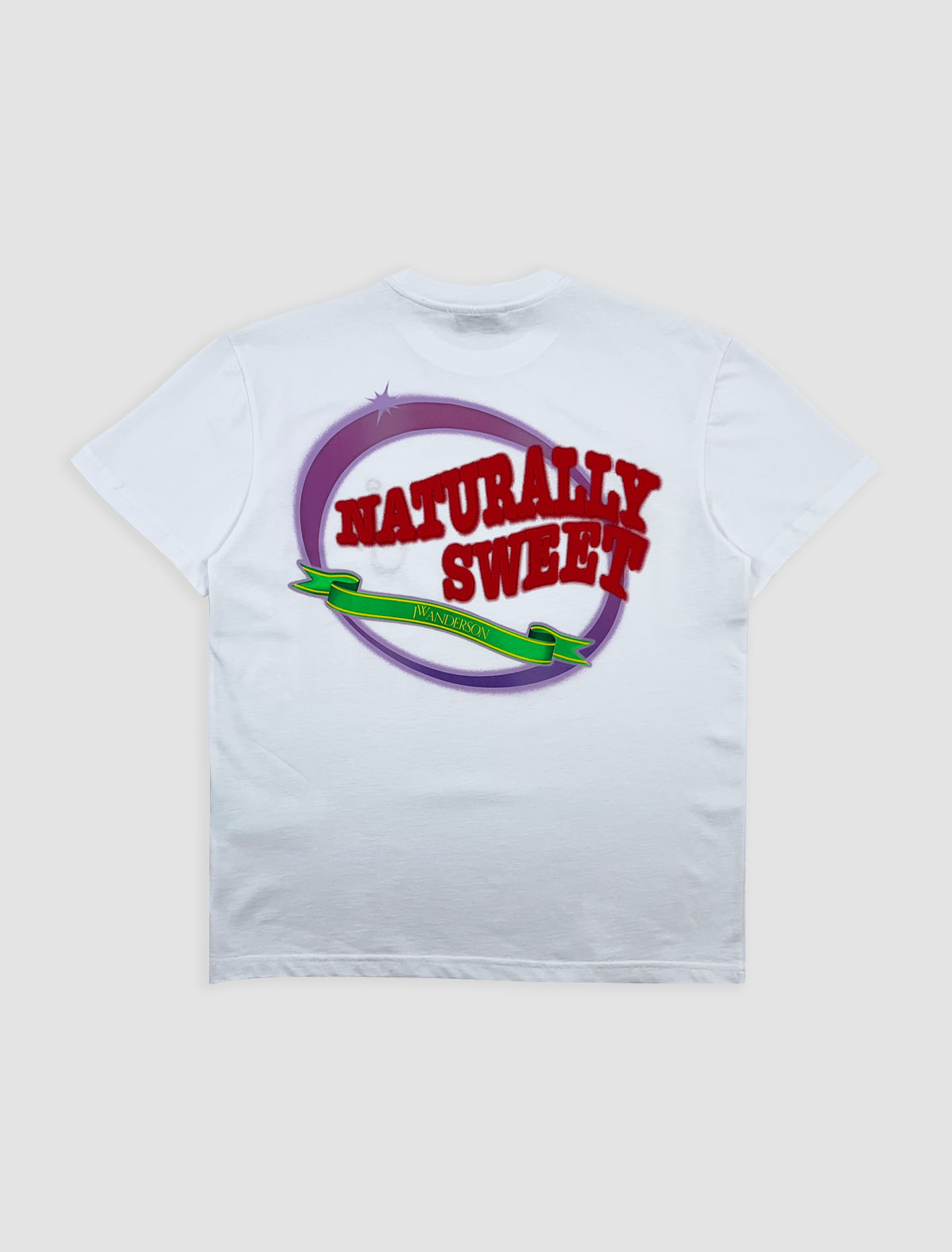 Shop Jw Anderson Naturally Sweet T-shirt In White