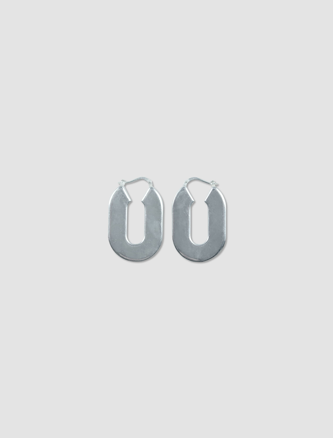 Shop Jil Sander Silver Earrings In Argento