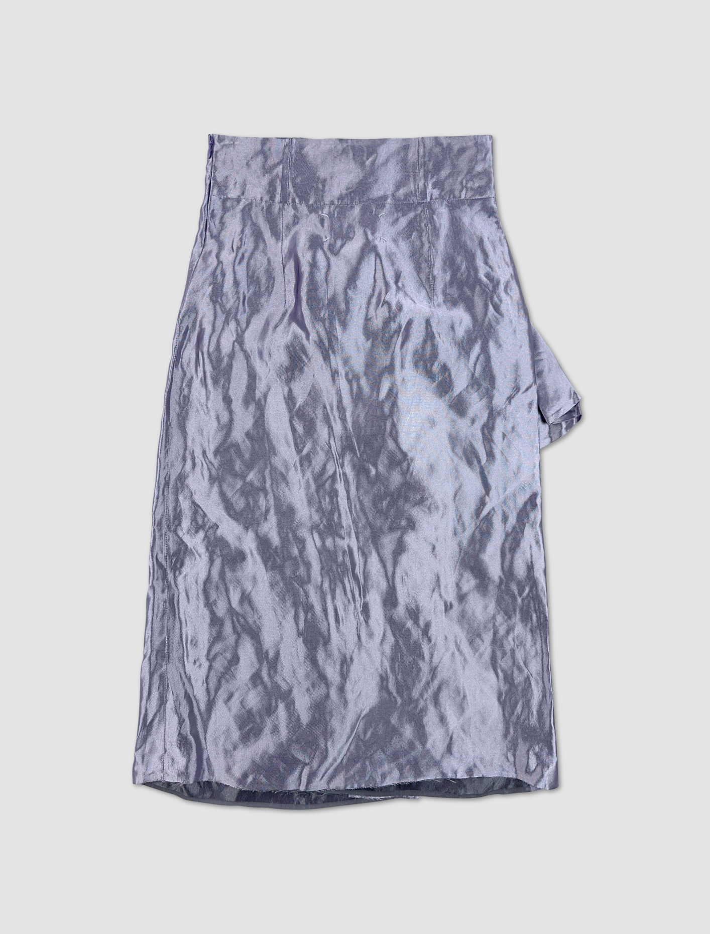 Shop Maison Margiela Midi Skirt In Viola