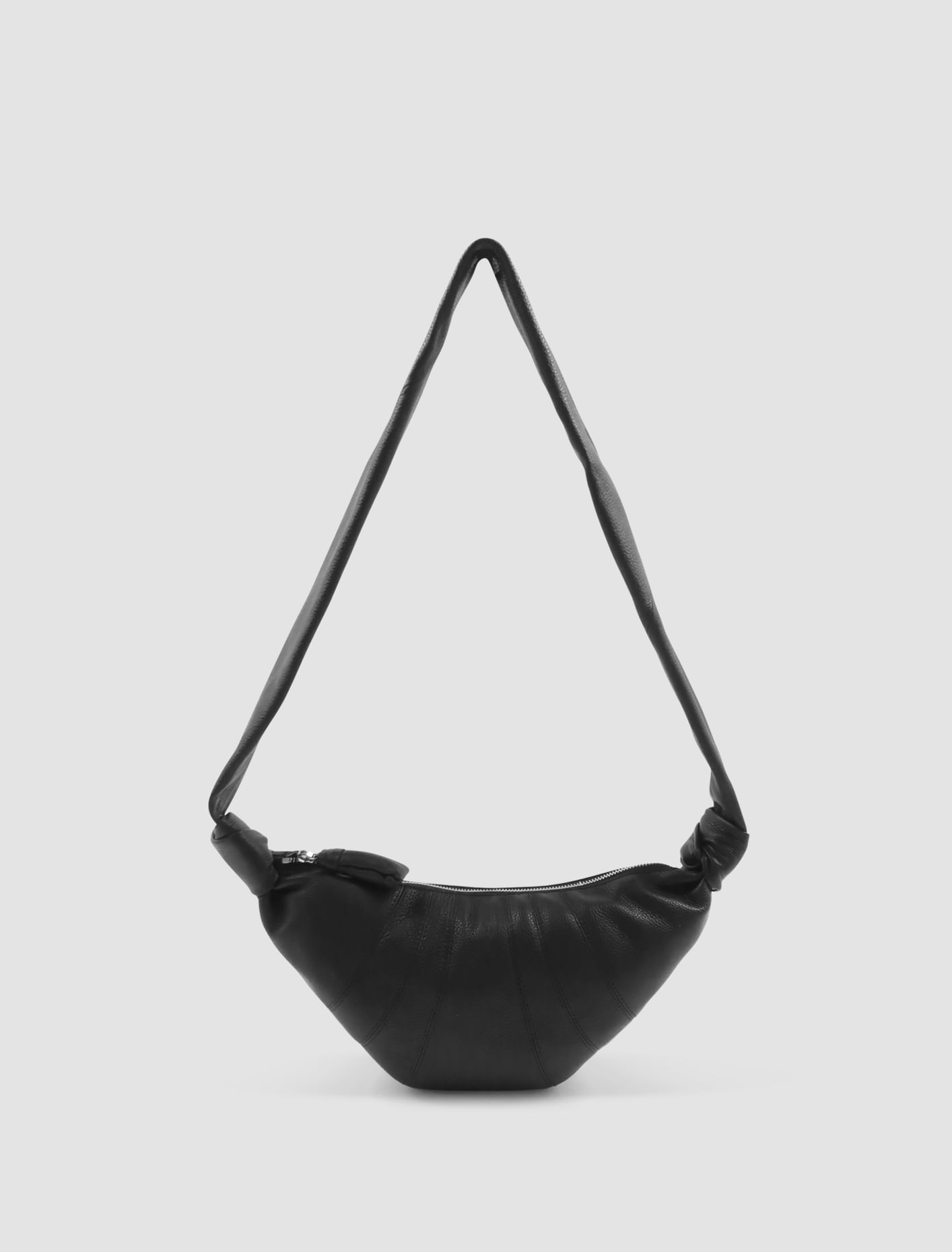 Shop Lemaire Borsa Croissant Piccola In Nero