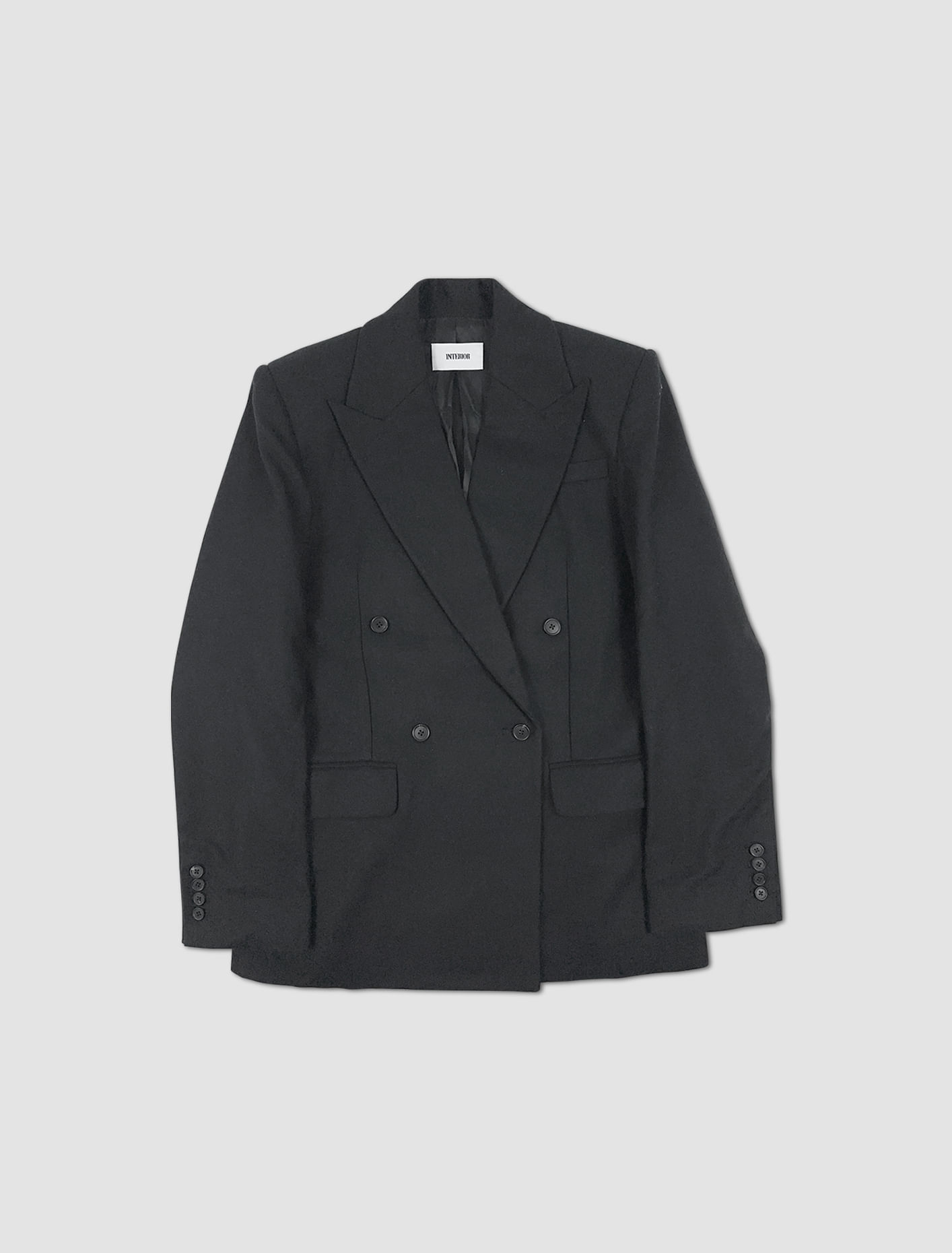 Shop Interior The Ren Suit Jacket In Nero