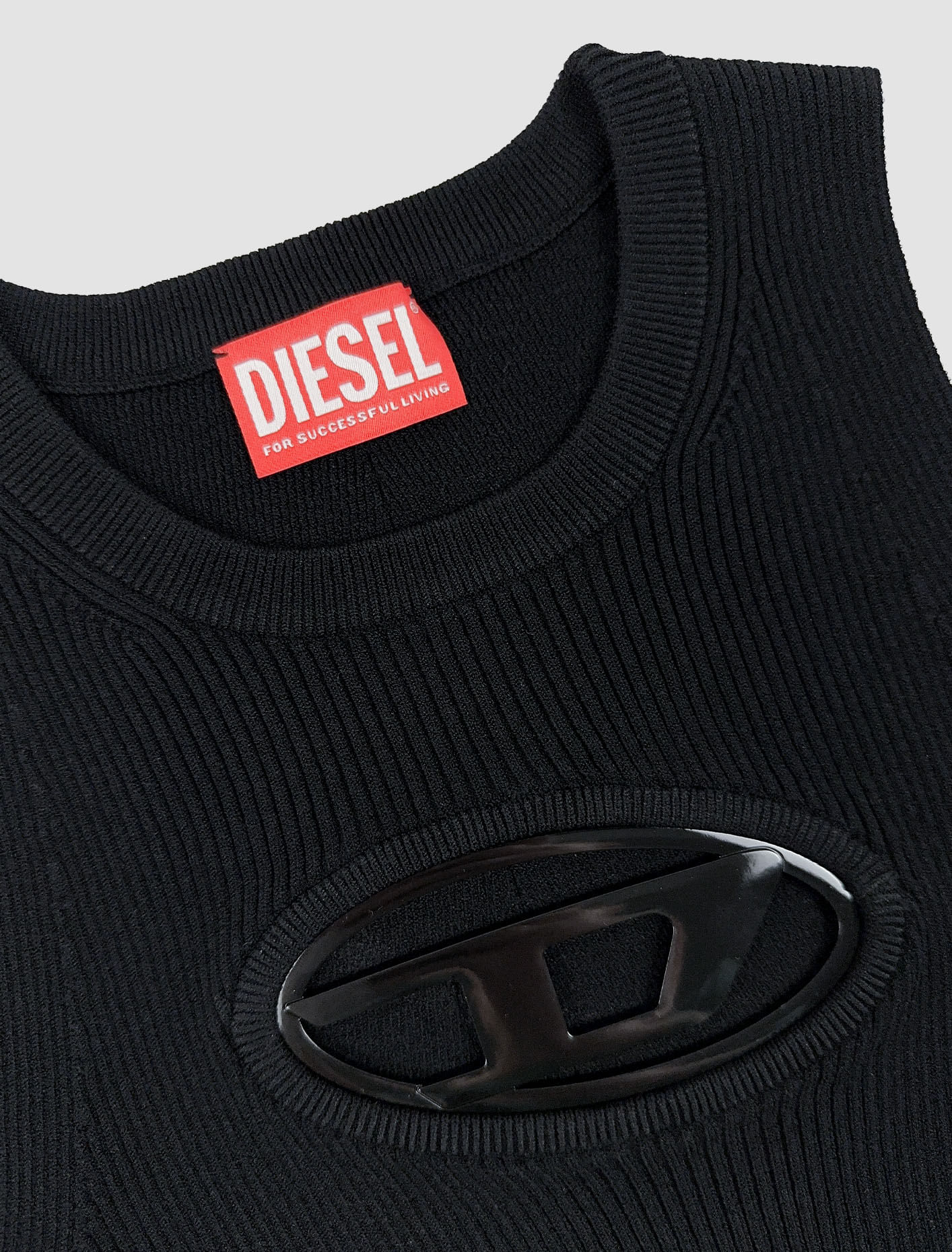 Shop Diesel M-onerva Top In Black