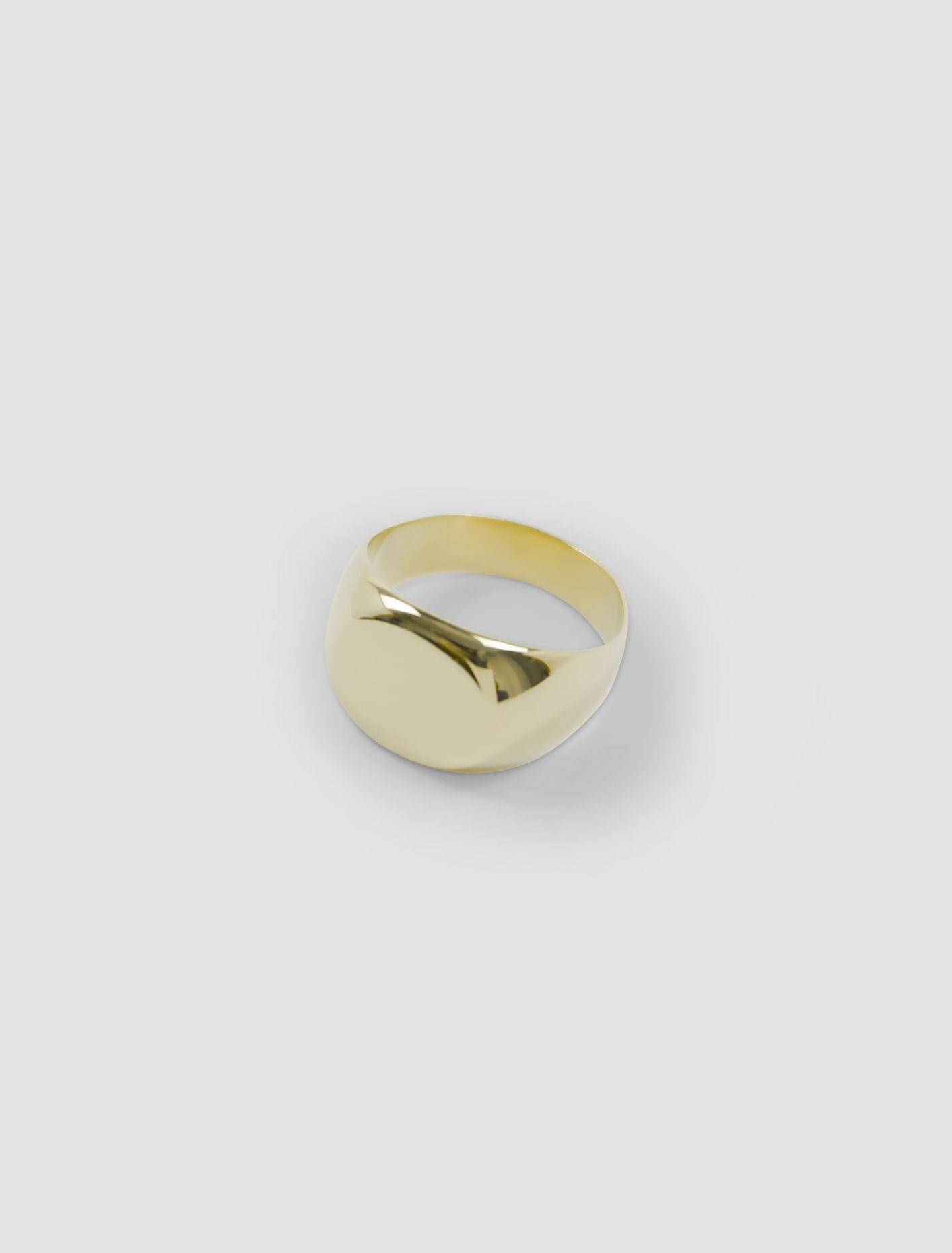 Jil Sander Chevalier Ring In Oro