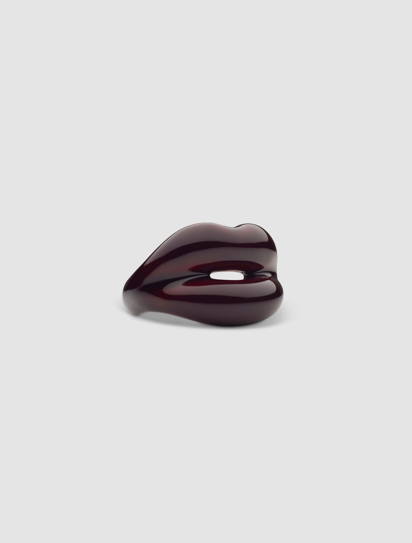 Hotlips By Solange Hotlips Black Cherry Ring In Red