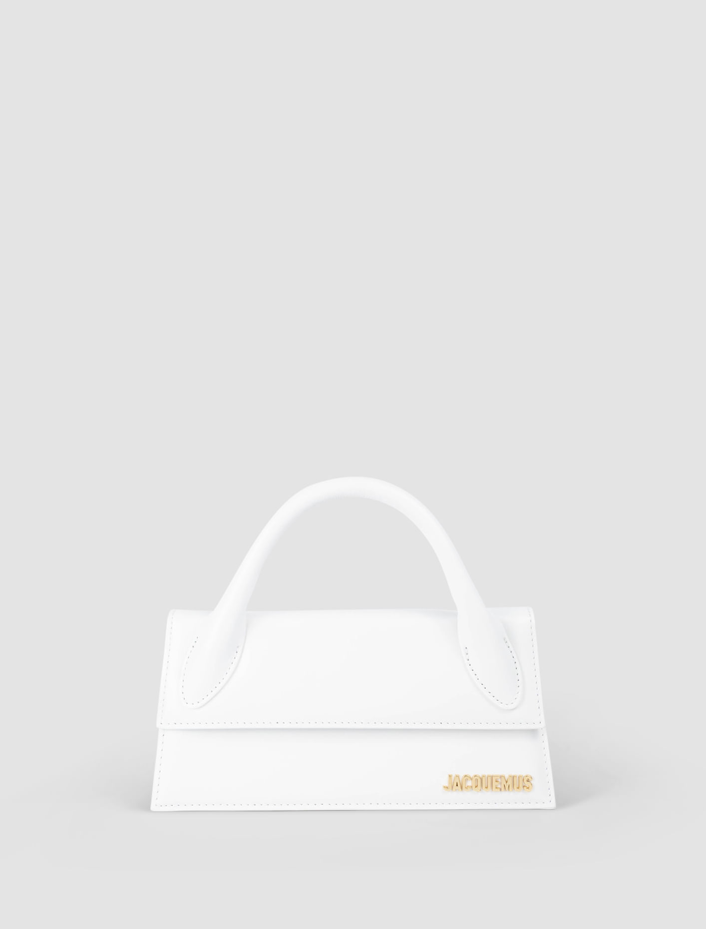 Shop Jacquemus Le Chiquito Long In White