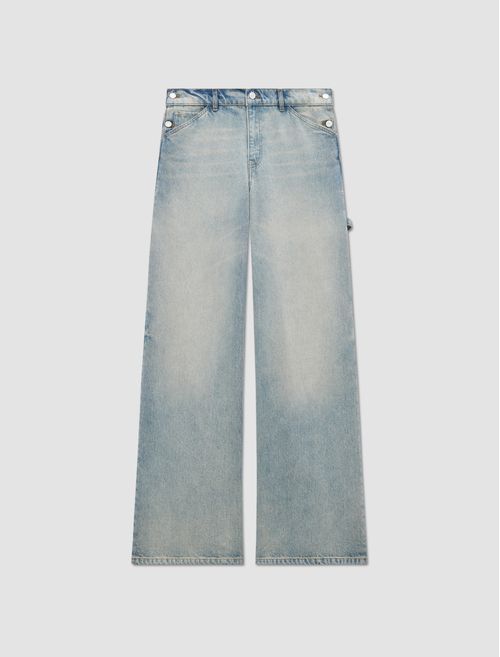 Denim baggy pants