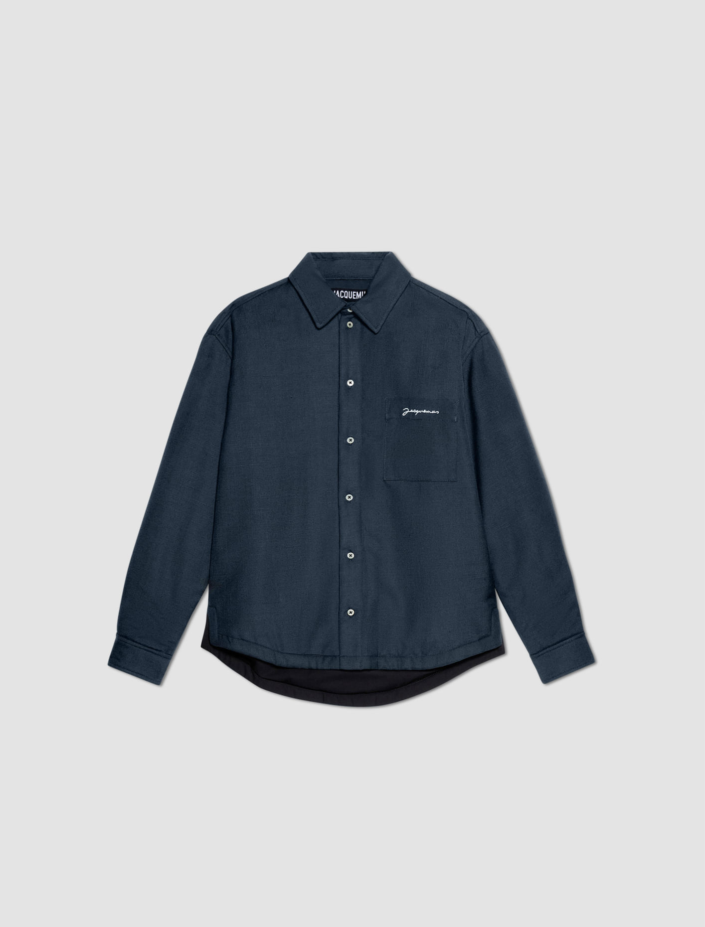 Jacquemus The Baker Shirt In Dark Navy