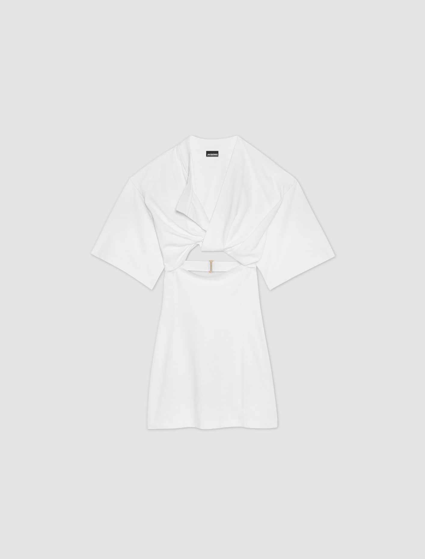 Shop Jacquemus La Robe T-shirt Bahia In White