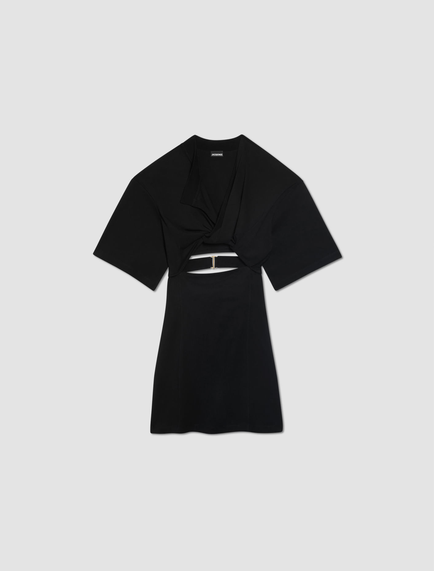 Shop Jacquemus La Robe T-shirt Bahia In Nero