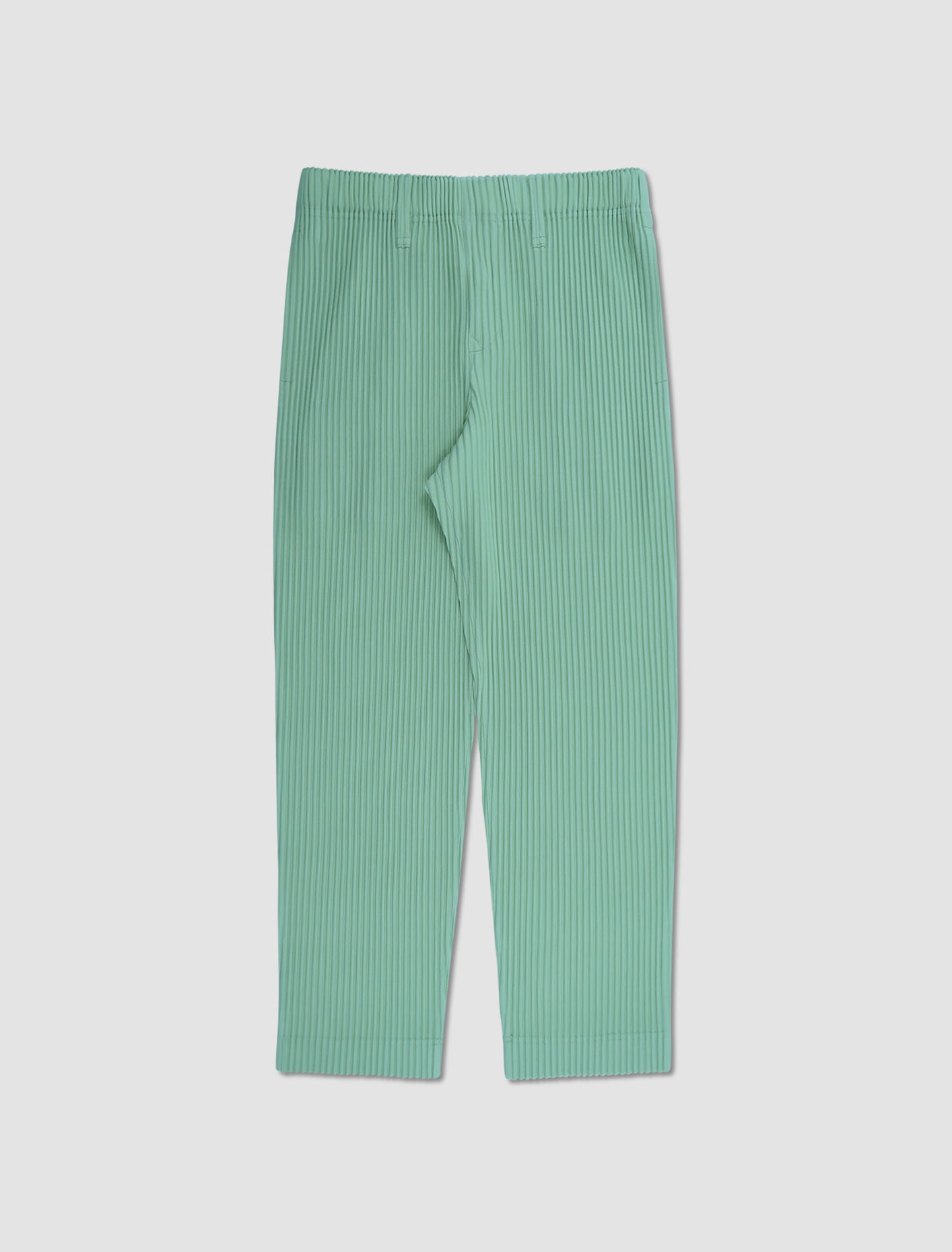 Shop Issey Miyake Pleated Trousers In Green