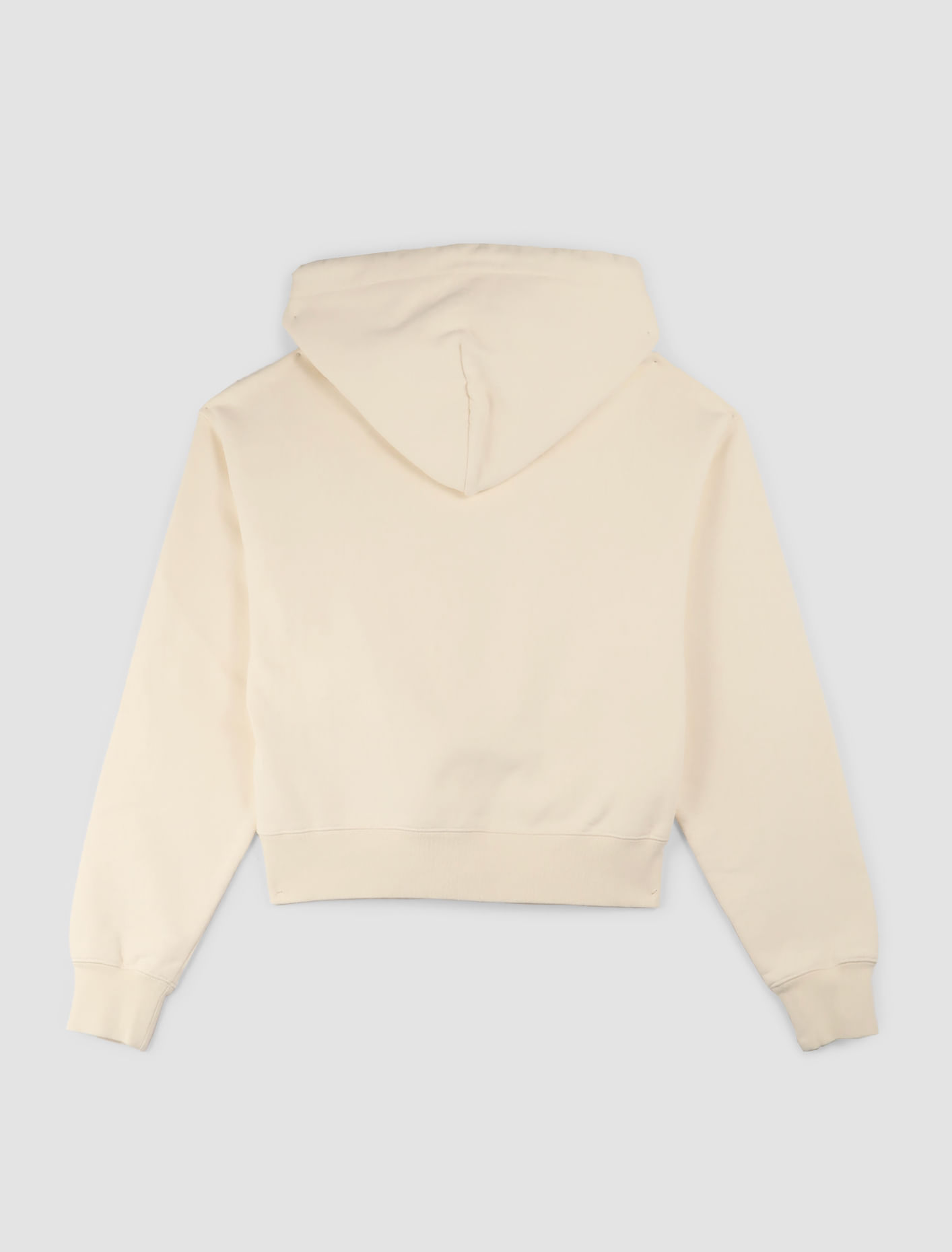 Shop Jacquemus Le Hoodie Gros Grain In Beige