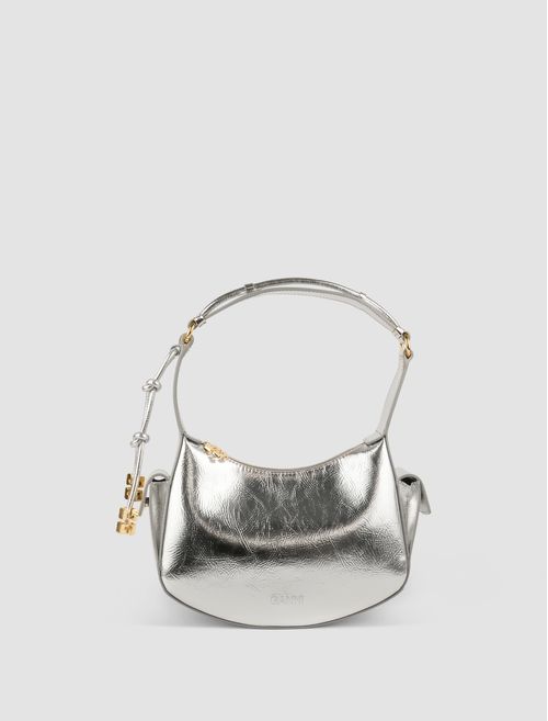 Ganni Metallic shoulder bag