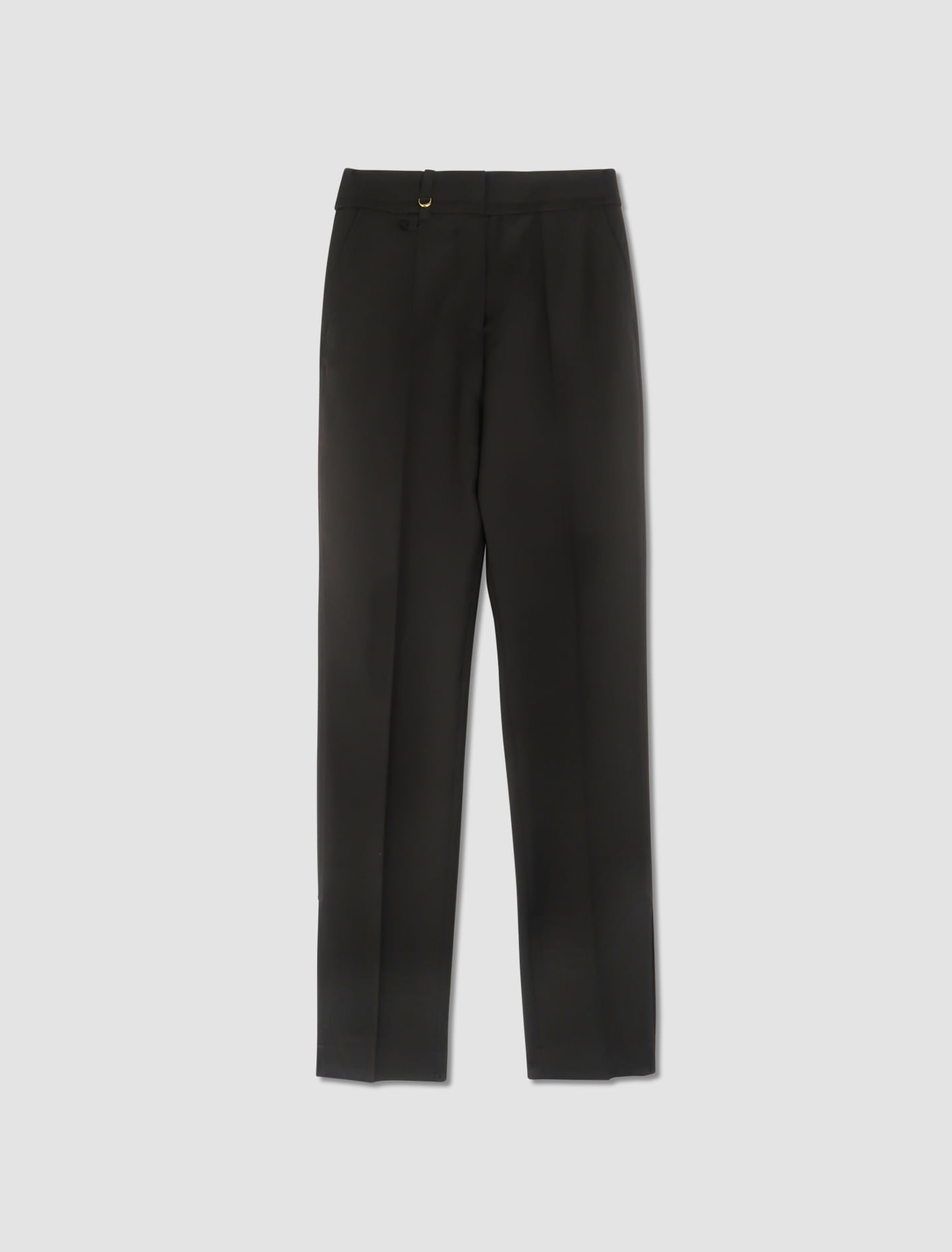 Shop Jacquemus Le Pantalon Tibau In Black