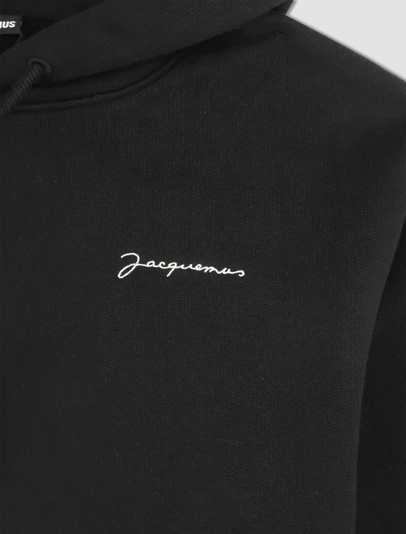 Shop Jacquemus Le Sweatshirt Brodã© In Black